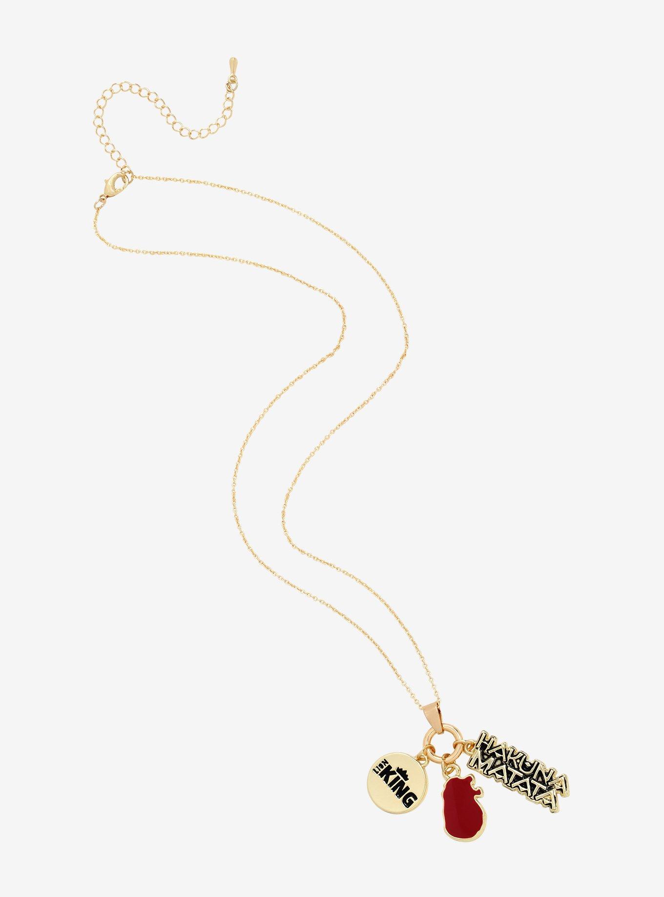 Disney The Lion King Charm Necklace, , alternate