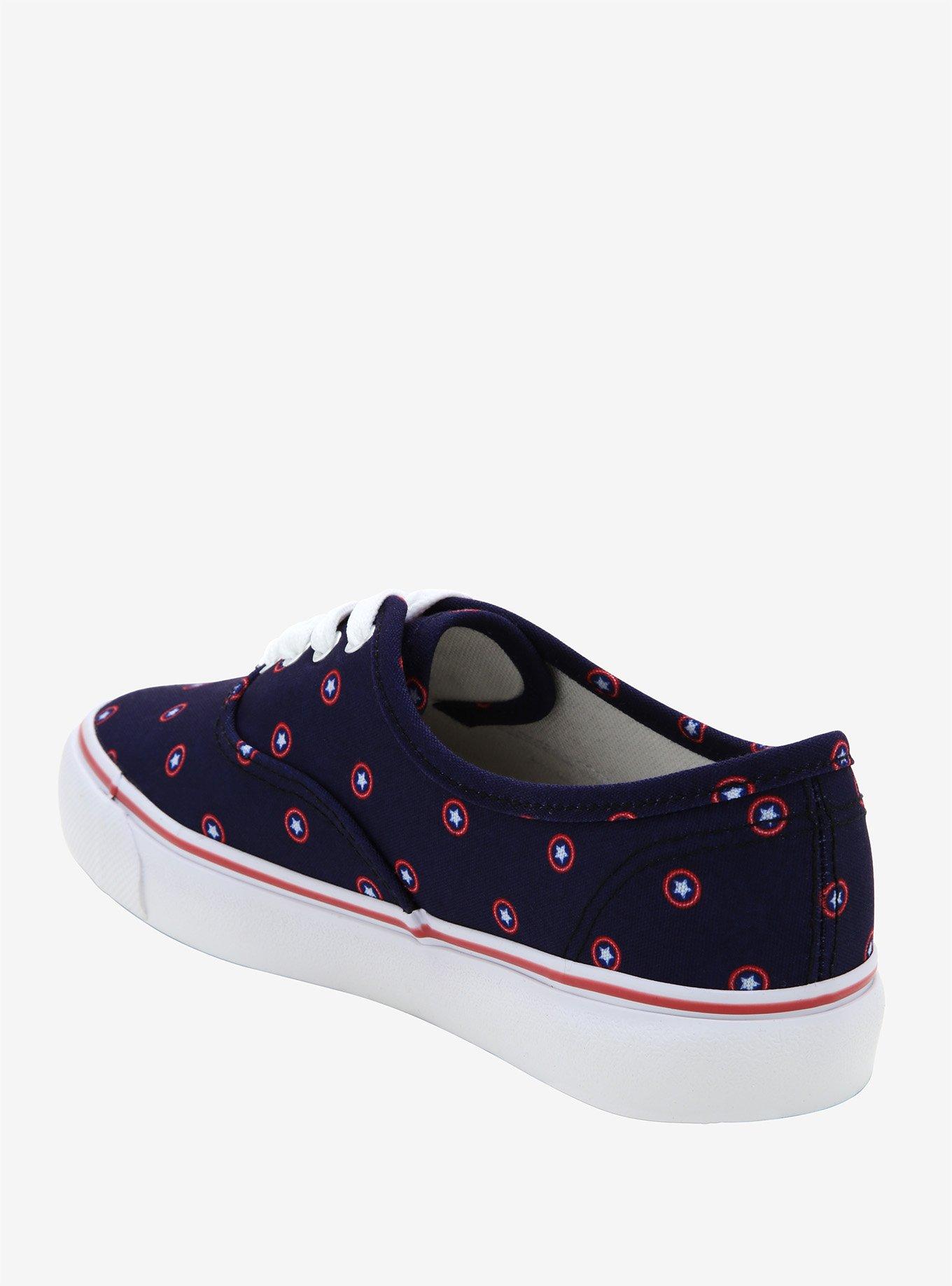 Marvel Captain America Shield Print Sneakers, , alternate