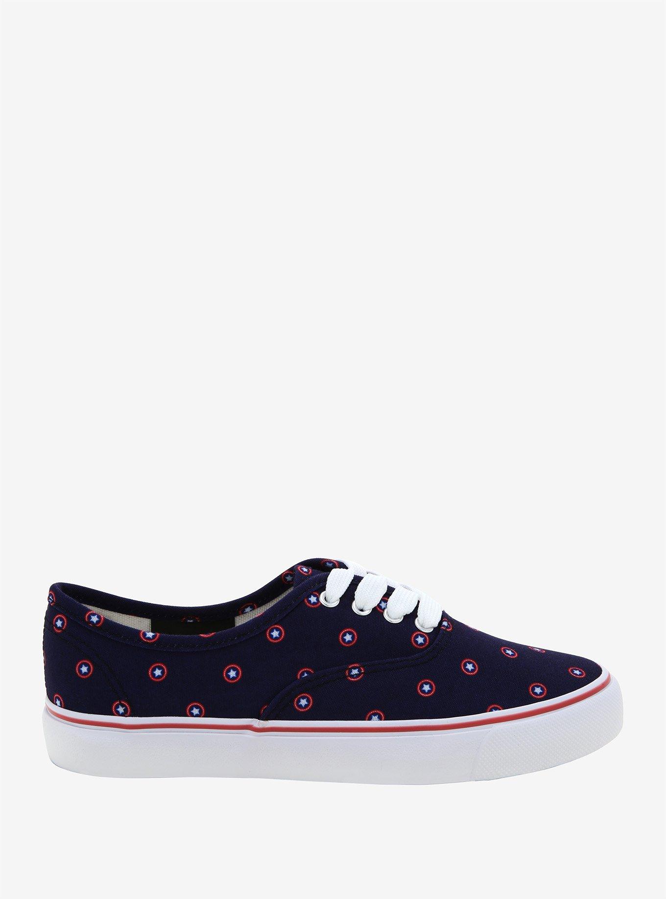 Marvel Captain America Shield Print Sneakers, , alternate