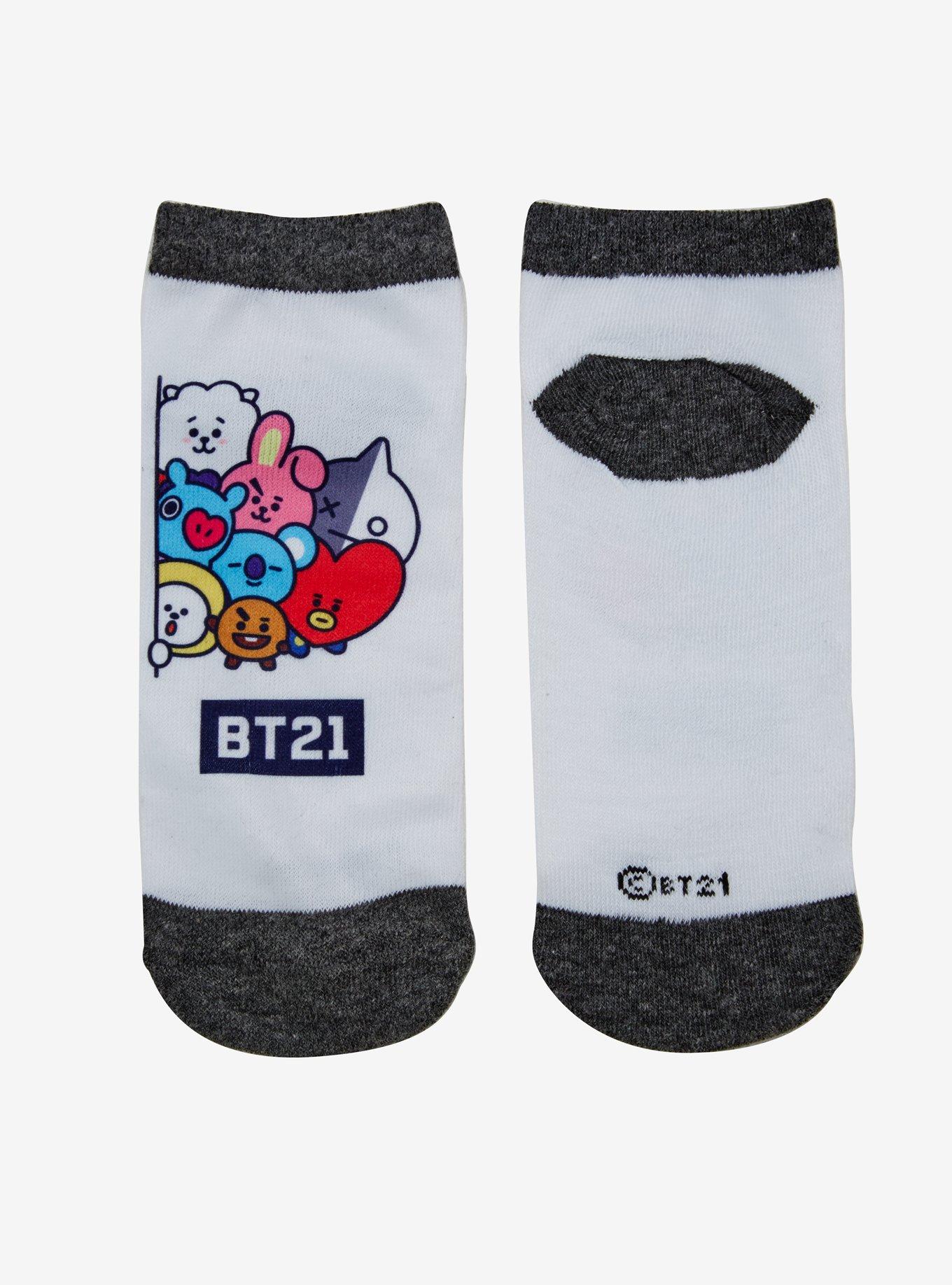 BT21 Group No-Show Socks, , alternate