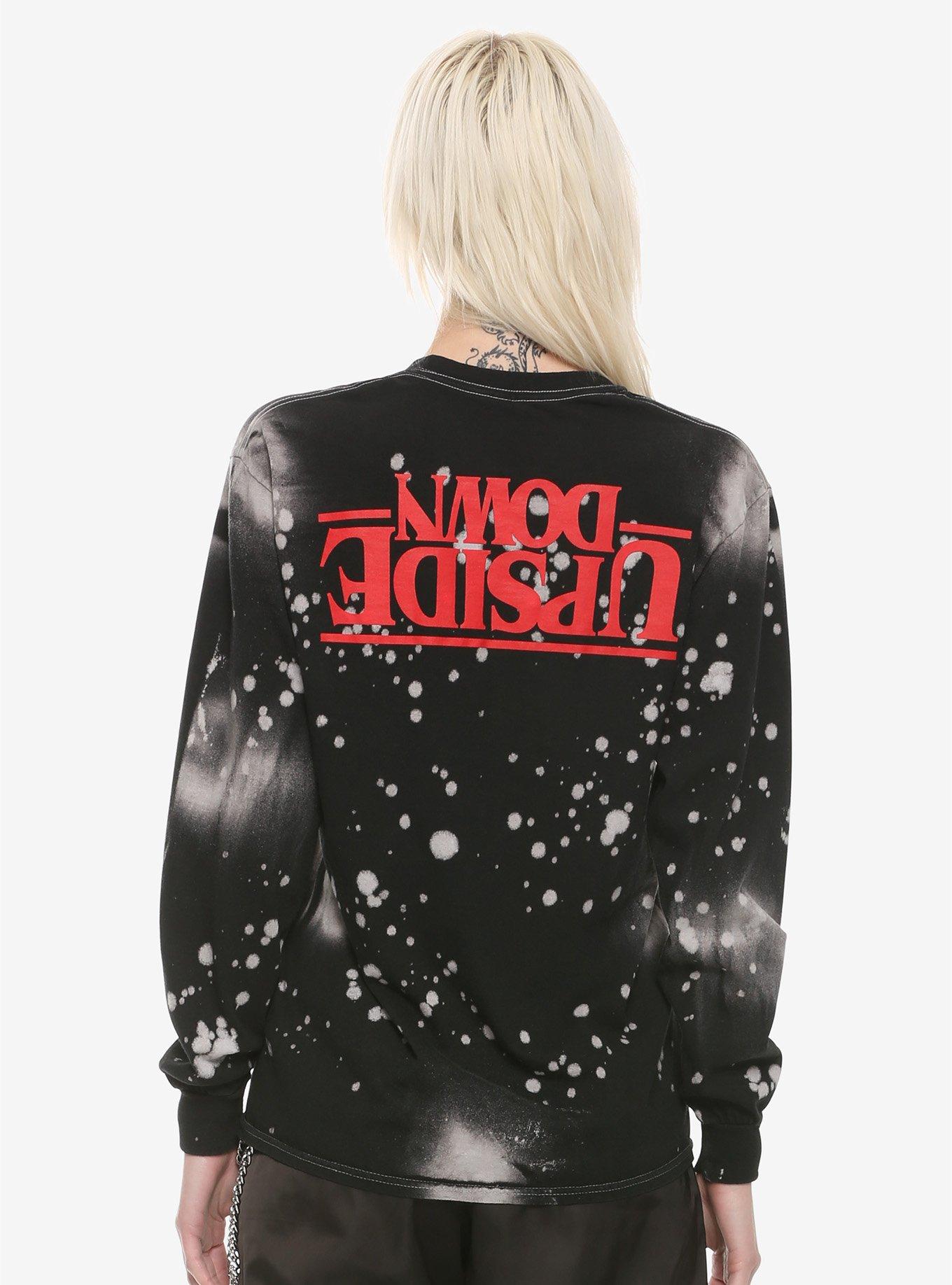 Stranger Things Upside Down Splatter Girls Long-Sleeve T-Shirt | Hot Topic