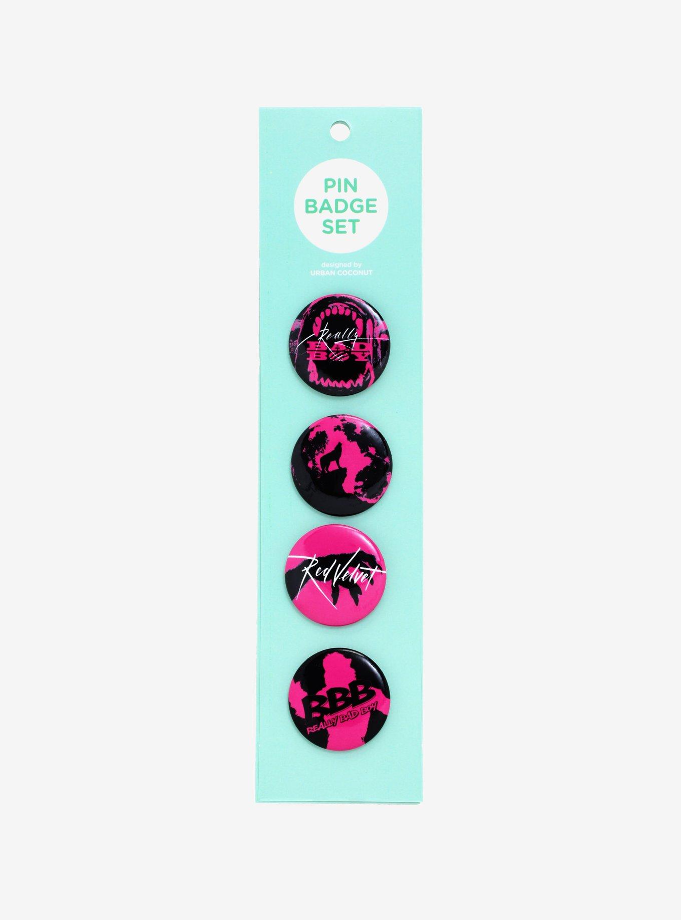 Red Velvet Really Bad Boy Button Set, , alternate