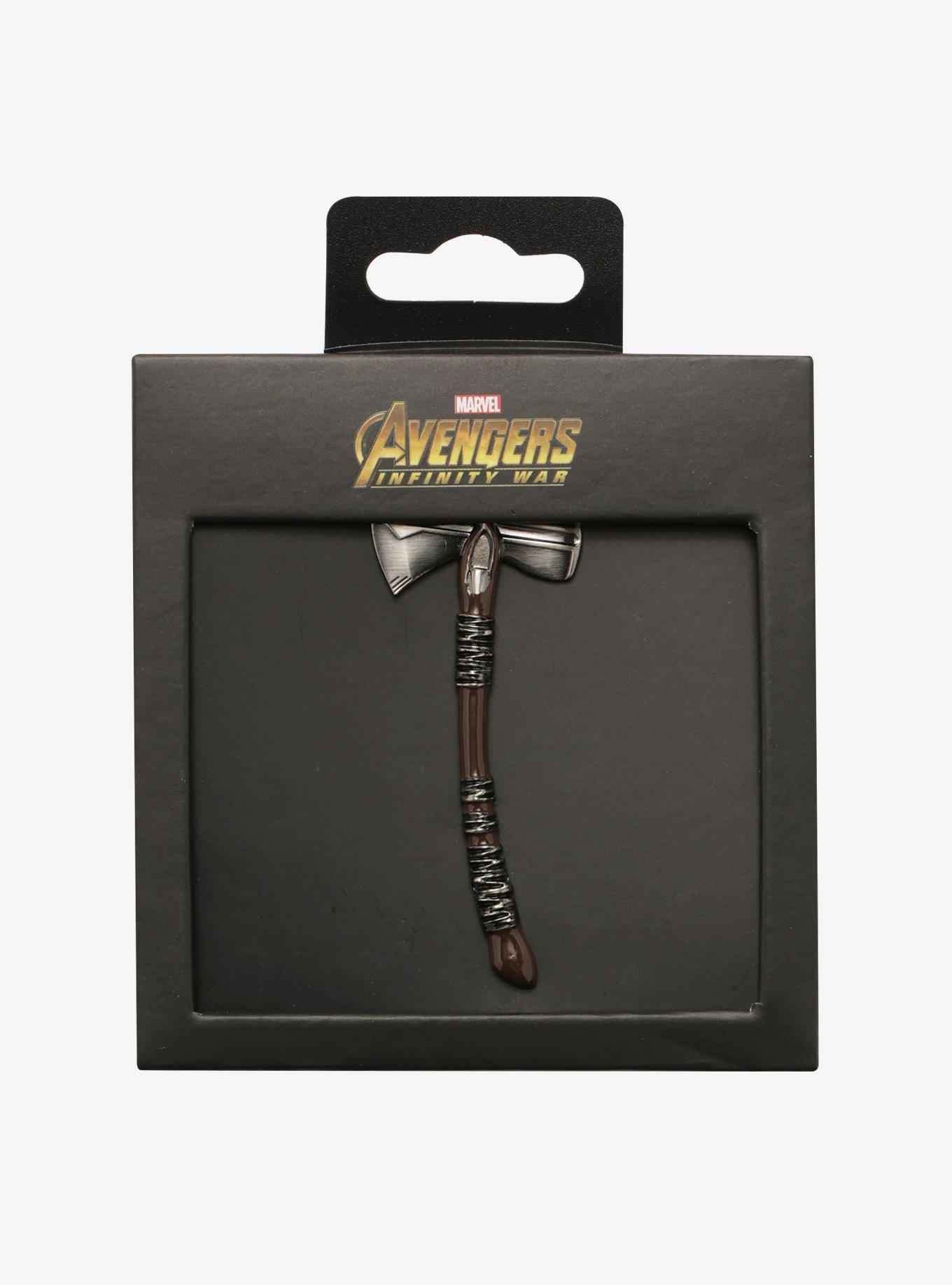 Marvel Avengers Infinity War Thor Stormbreaker Enamel Pin, , alternate