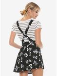 Disney Mickey Mouse Black & White Suspender Skirt, WHITE, alternate