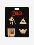 The Legend Of Zelda Gold Enamel Pin Set, , alternate
