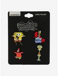 SpongeBob SquarePants Characters Enamel Pin Set, , alternate