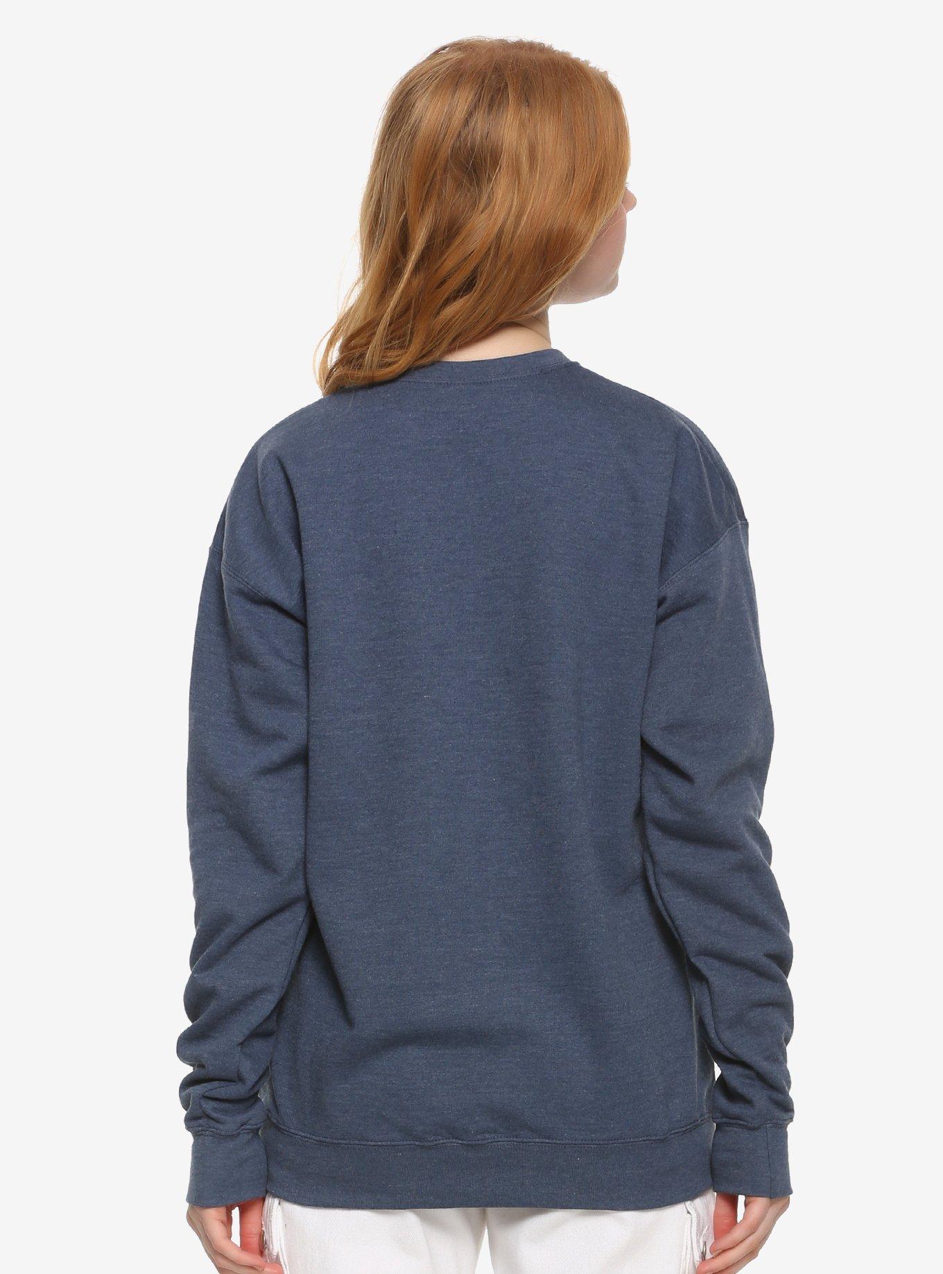 Disney Lilo & Stitch Smile Girls Sweatshirt, BLUE, alternate