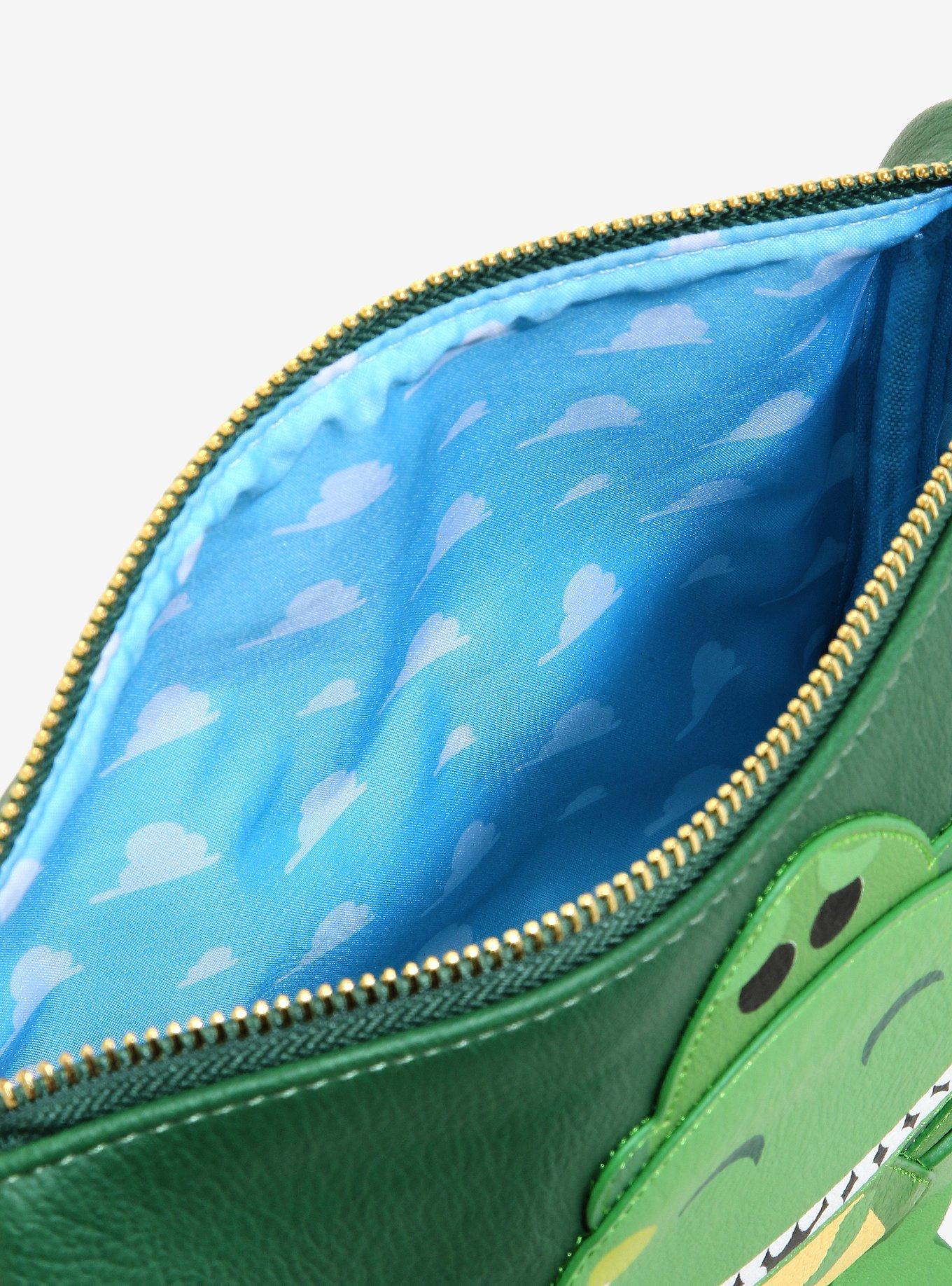 Loungefly Disney Pixar Toy Story Rex Cosmetic Bag - BoxLunch Exclusive, , alternate