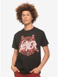 Slayer Distressed Logo T-Shirt, BLACK, alternate
