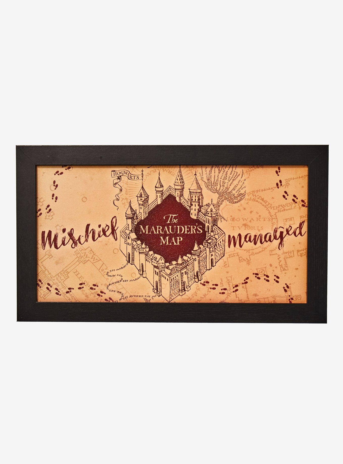 Harry Potter Marauder's Map Framed Wall Art, , alternate