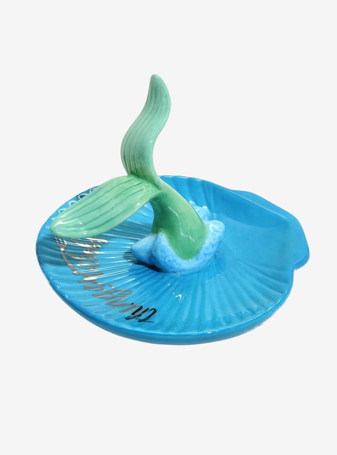 Disney The Little Mermaid Ariel Tail Ceramic Jewelry Tray - BoxLunch Exclusive, , alternate