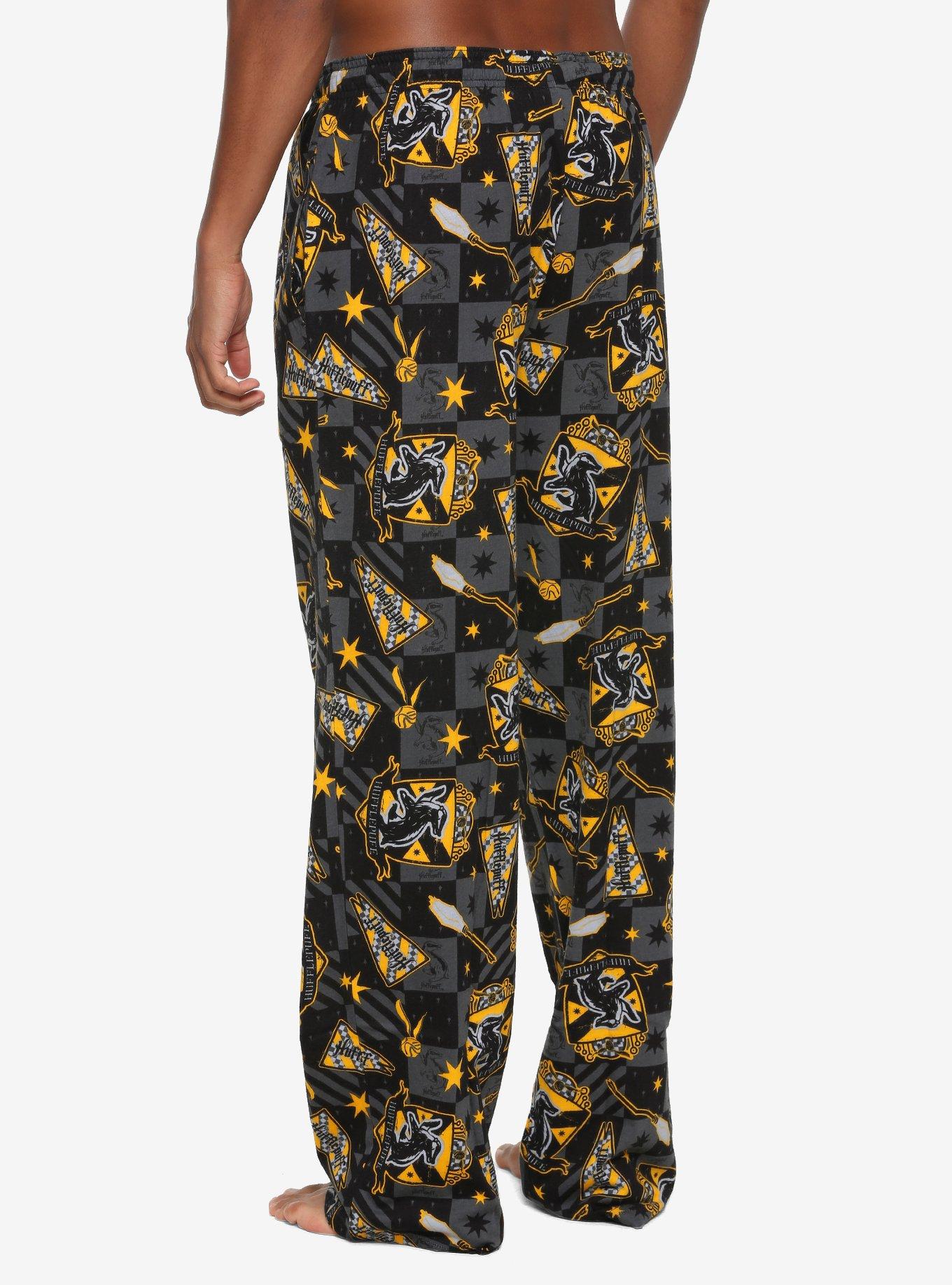Harry Potter Hufflepuff Sleep Pants - BoxLunch Exclusive, , alternate