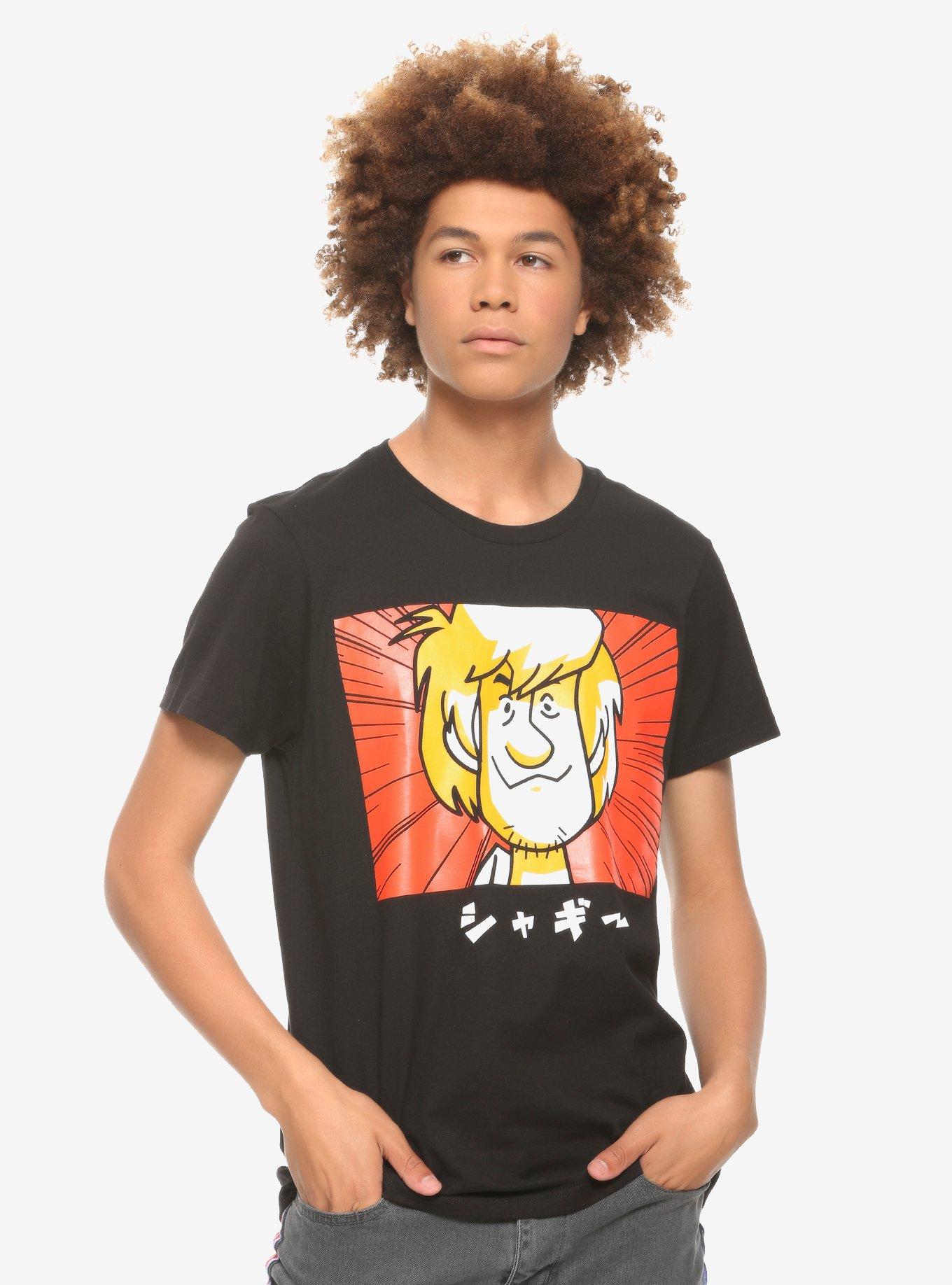 Scooby-Doo Shaggy Japanese T-Shirt, RED, alternate