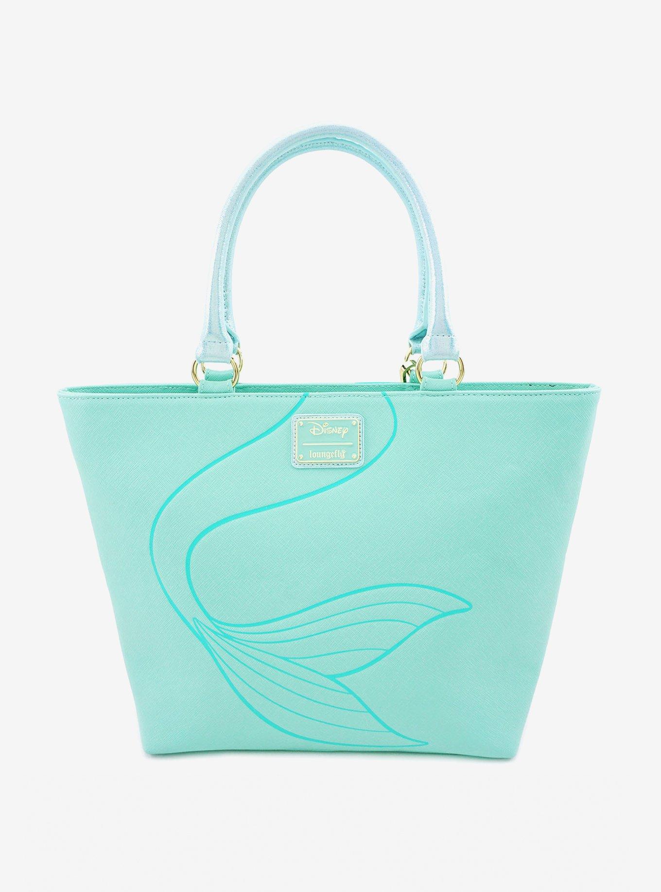 Loungefly Disney The Little Mermaid Ariel Aqua Tote Bag, , hi-res
