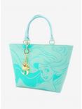 Loungefly Disney The Little Mermaid Ariel Aqua Tote Bag, , alternate