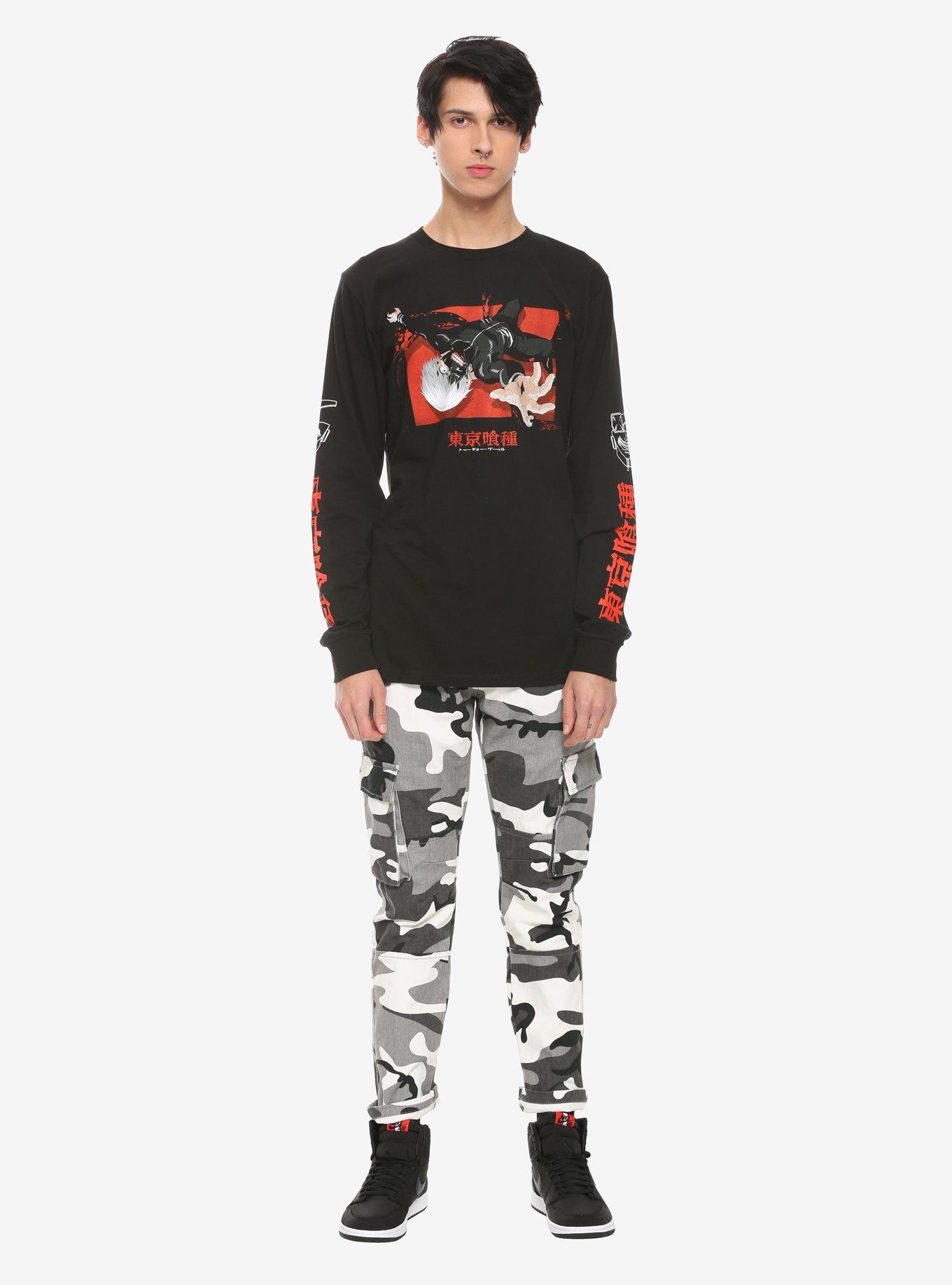 Tokyo Ghoul Ken Kaneki Long-Sleeve T-Shirt, MULTI, alternate