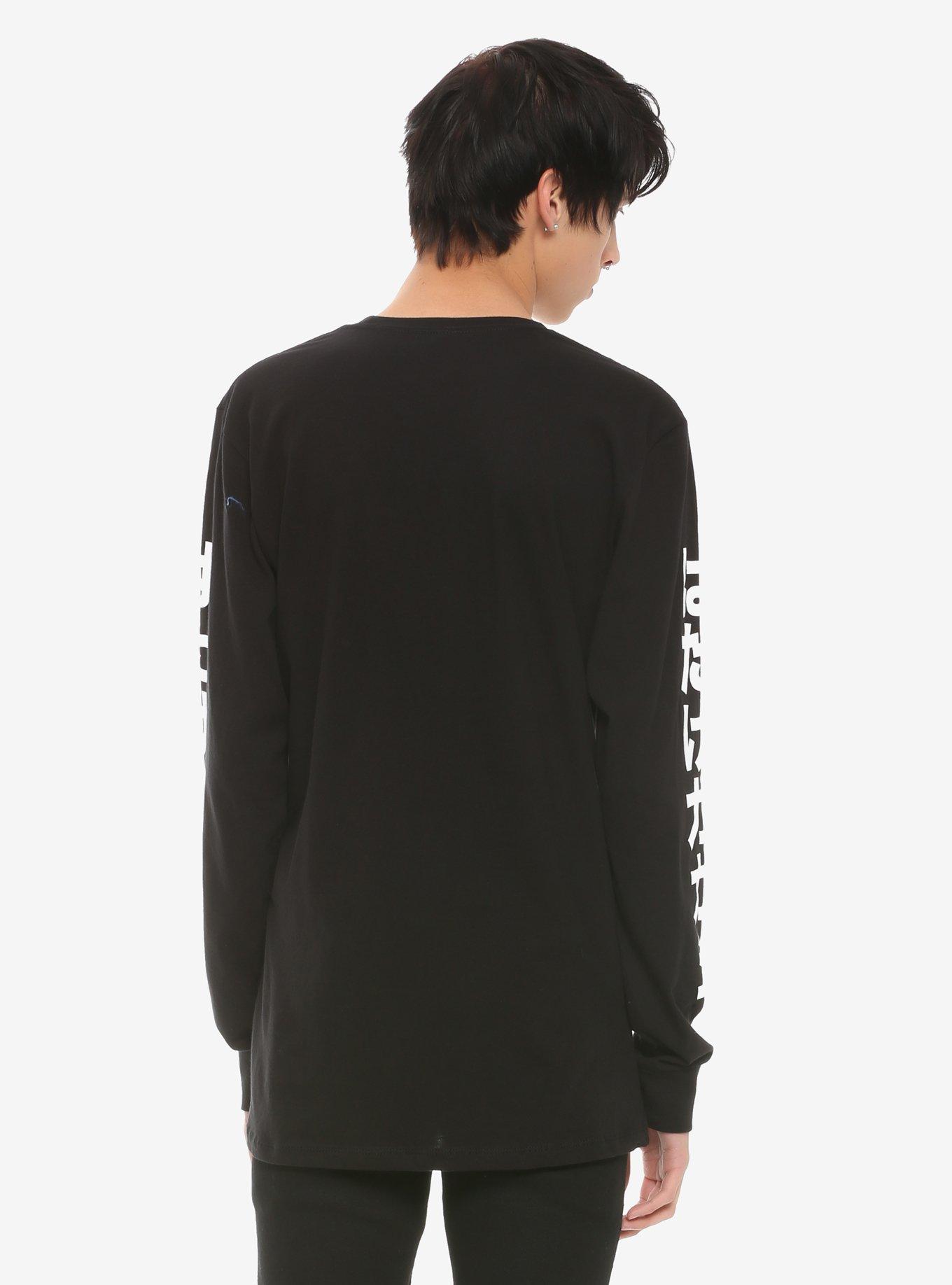 Naruto Shippuden Black & White Kakashi Lightning Long-Sleeve T-Shirt, , alternate