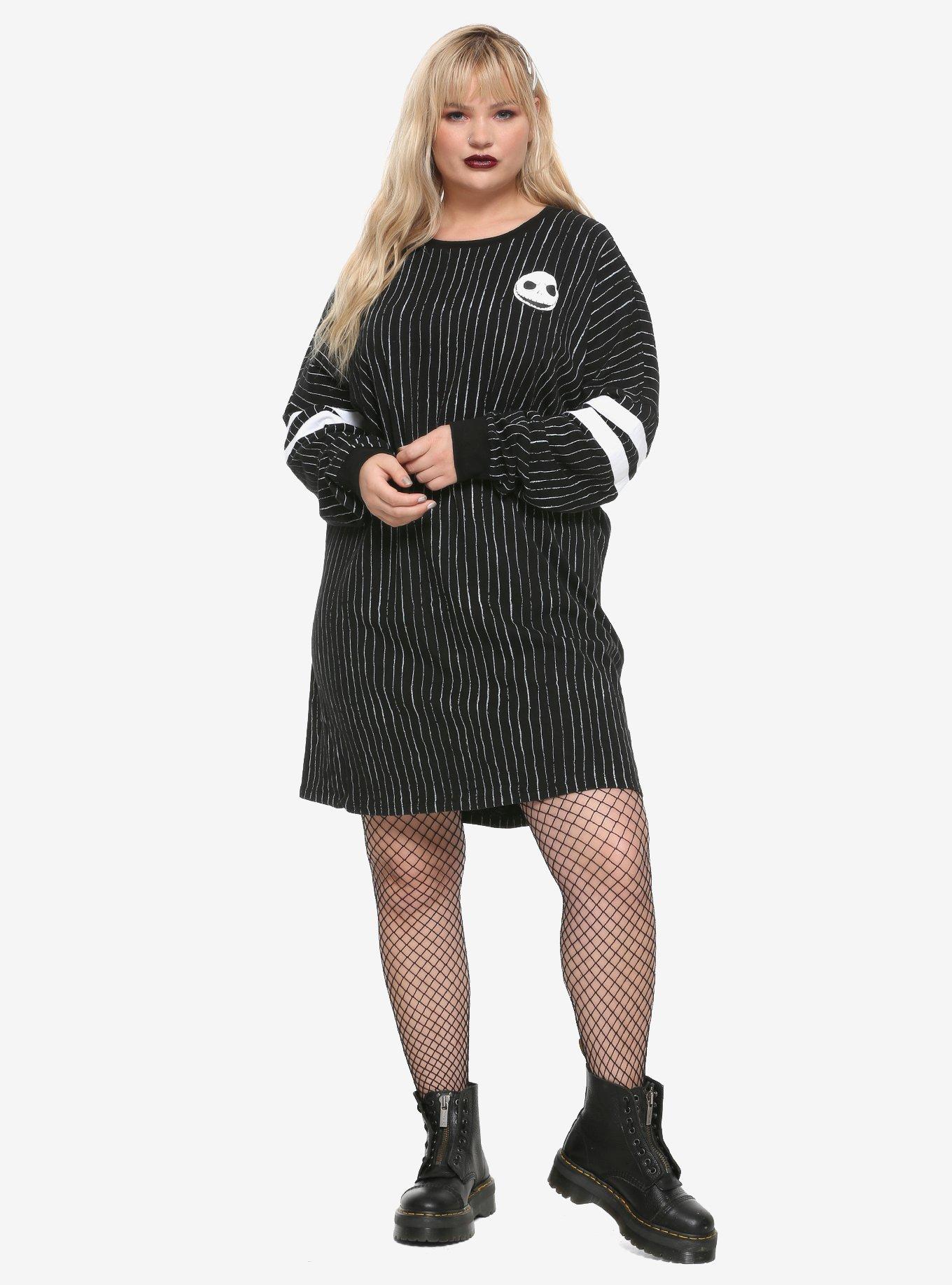 The Nightmare Before Christmas Jack Athletic Jersey Dress Plus Size, MULTI, alternate