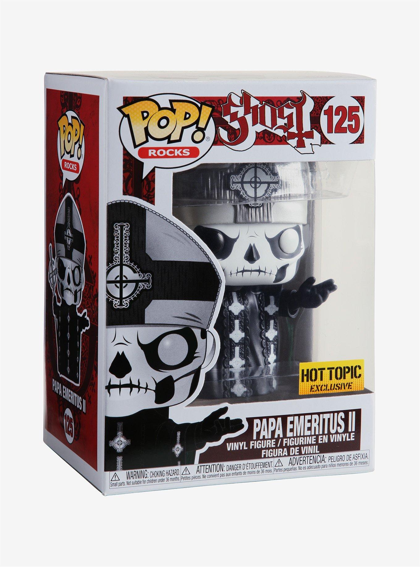 Funko Ghost Pop! Rocks Papa Emeritus II Vinyl Figure Hot Topic Exclusive, , alternate