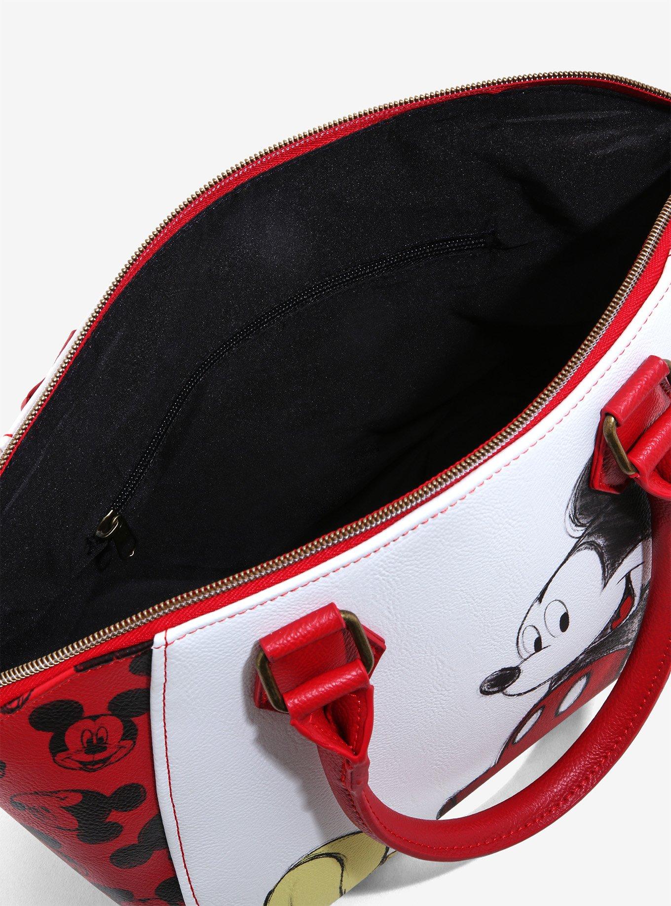 Loungefly Disney Mickey Mouse Sketch Satchel Bag, , alternate