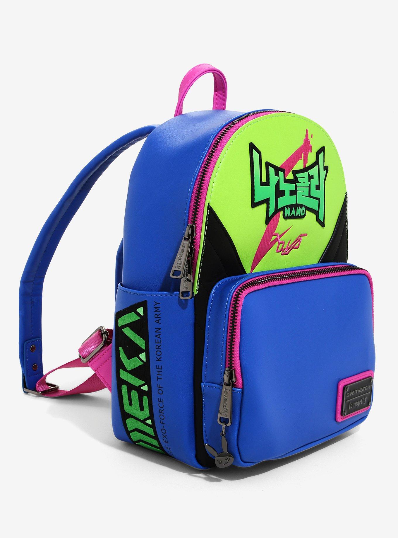 Loungefly Overwatch D.Va Nano Cola Mini Backpack - 2019 Summer Convention Exclusive, , alternate