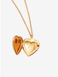 F Off Heart Locket Necklace - BoxLunch Exclusive, , alternate