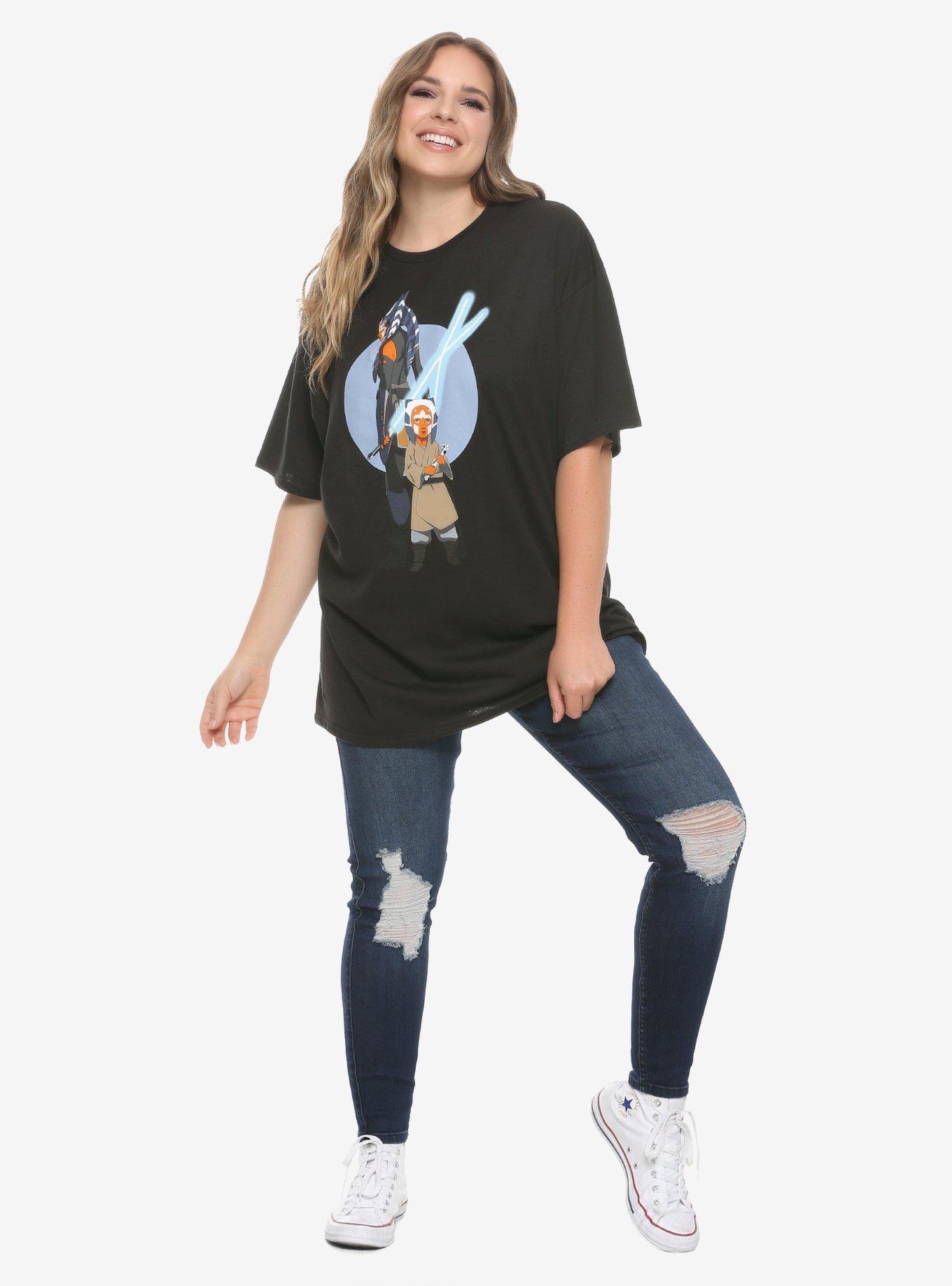Star Wars Ahsoka Then & Now T-Shirt Plus Size, , alternate