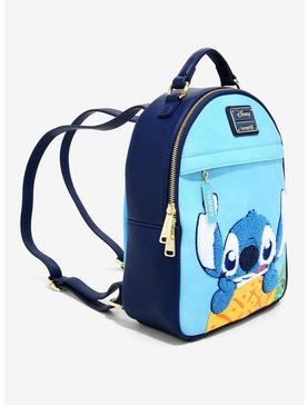 Plus Size Loungefly Disney Lilo & Stitch Chenille Mini Backpack, , hi-res