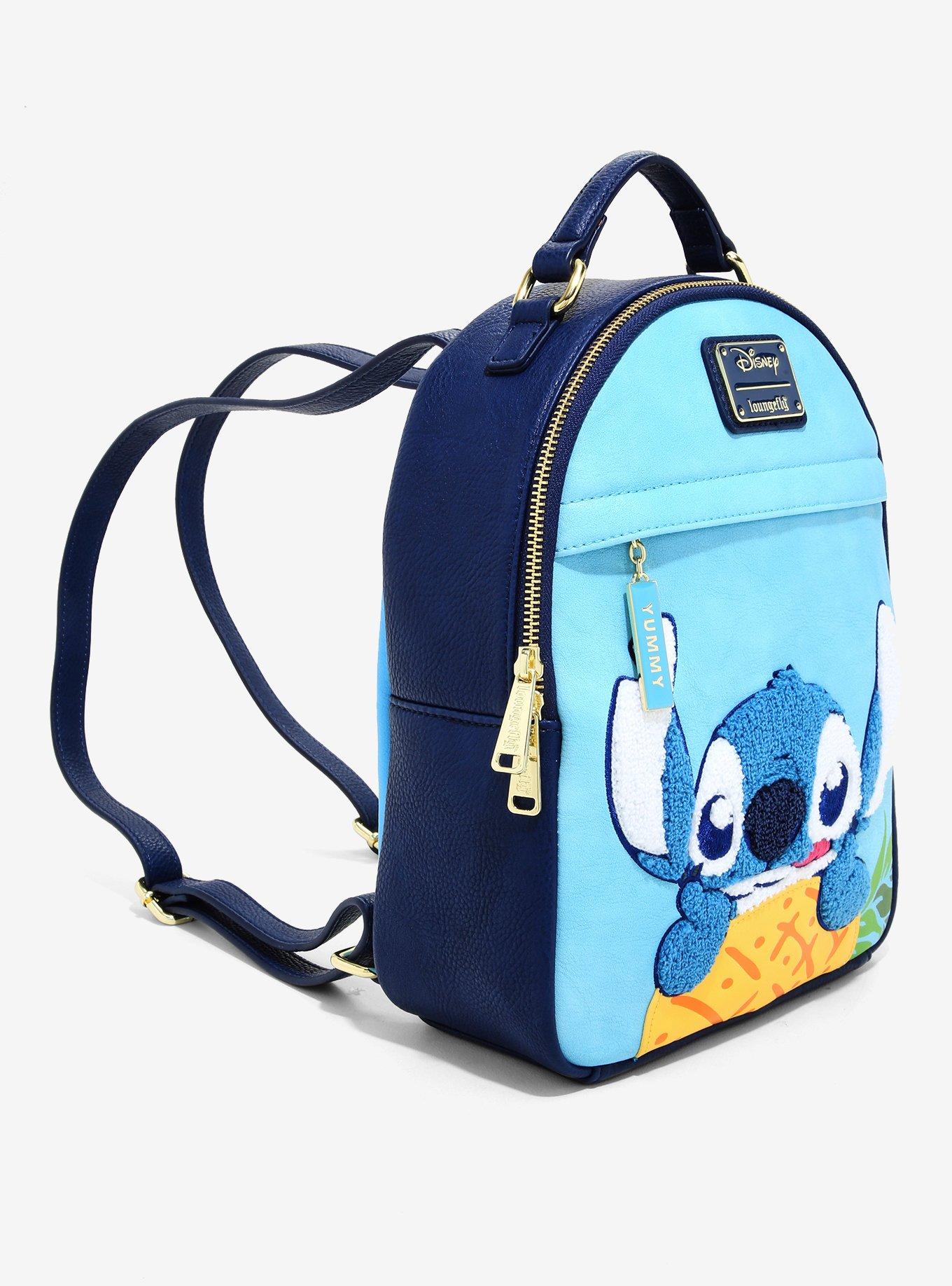 Loungefly Disney Lilo & Stitch Chenille Mini Backpack, , alternate