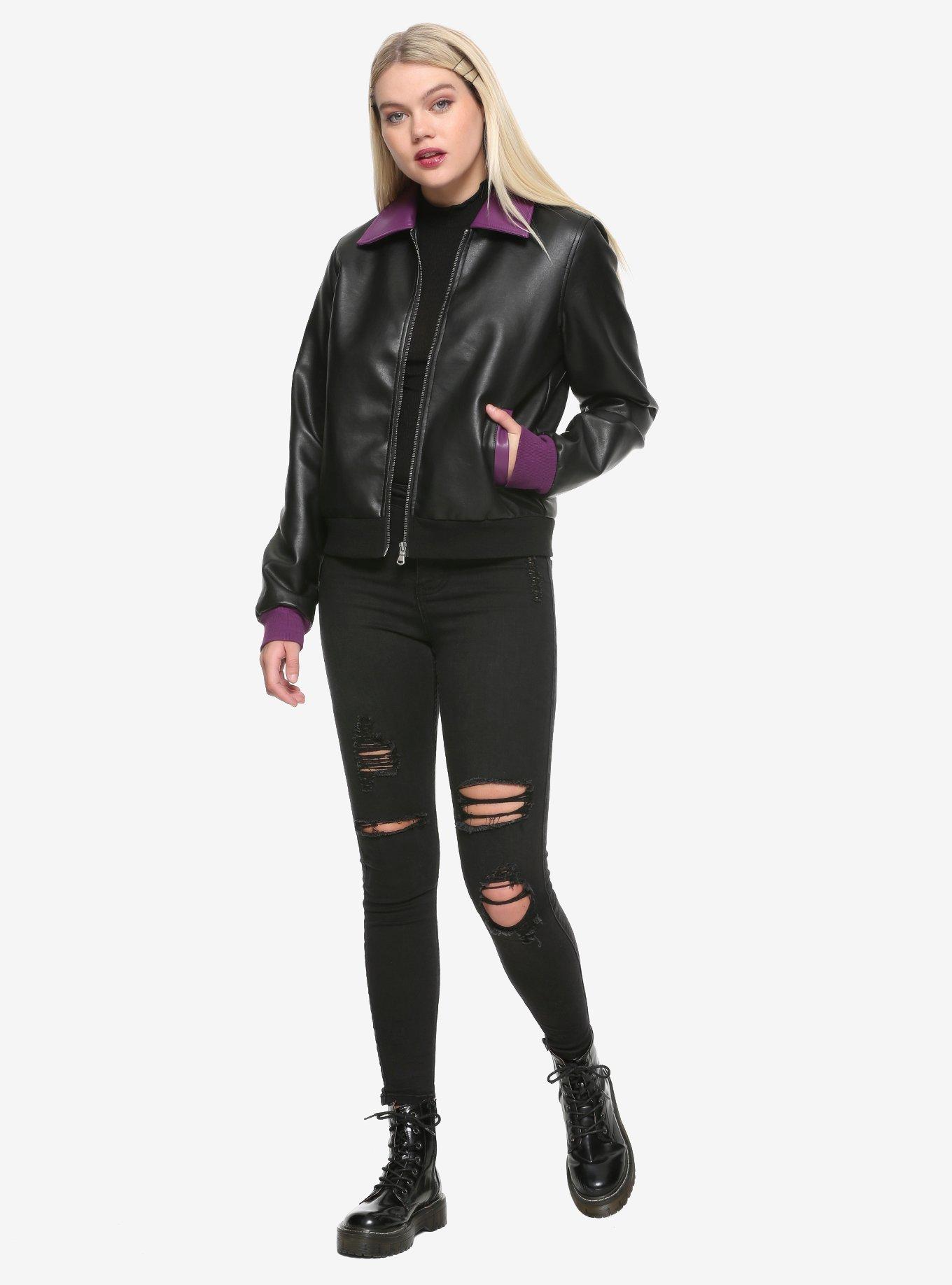 Riverdale Pretty Poisons Faux Leather Girls Jacket, MULTI, alternate