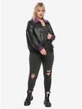 Riverdale Pretty Poisons Faux Leather Girls Jacket Plus Size, MULTI, alternate