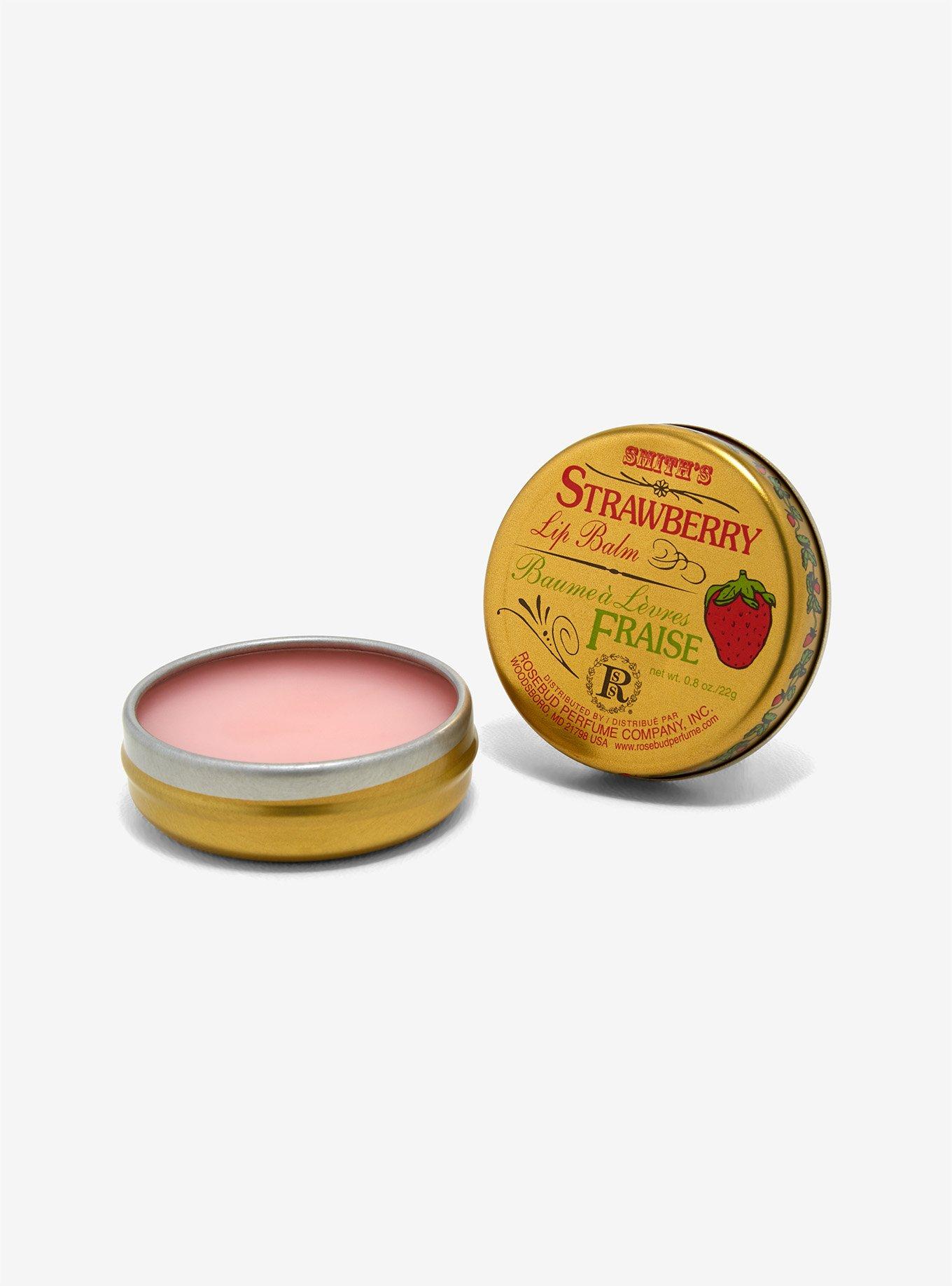 Smith's Rosebud Perfume Company Strawberry Lip Balm Tin, , alternate