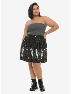 Plus Size Star Wars Dark Side Skater Skirt Plus Size, , hi-res