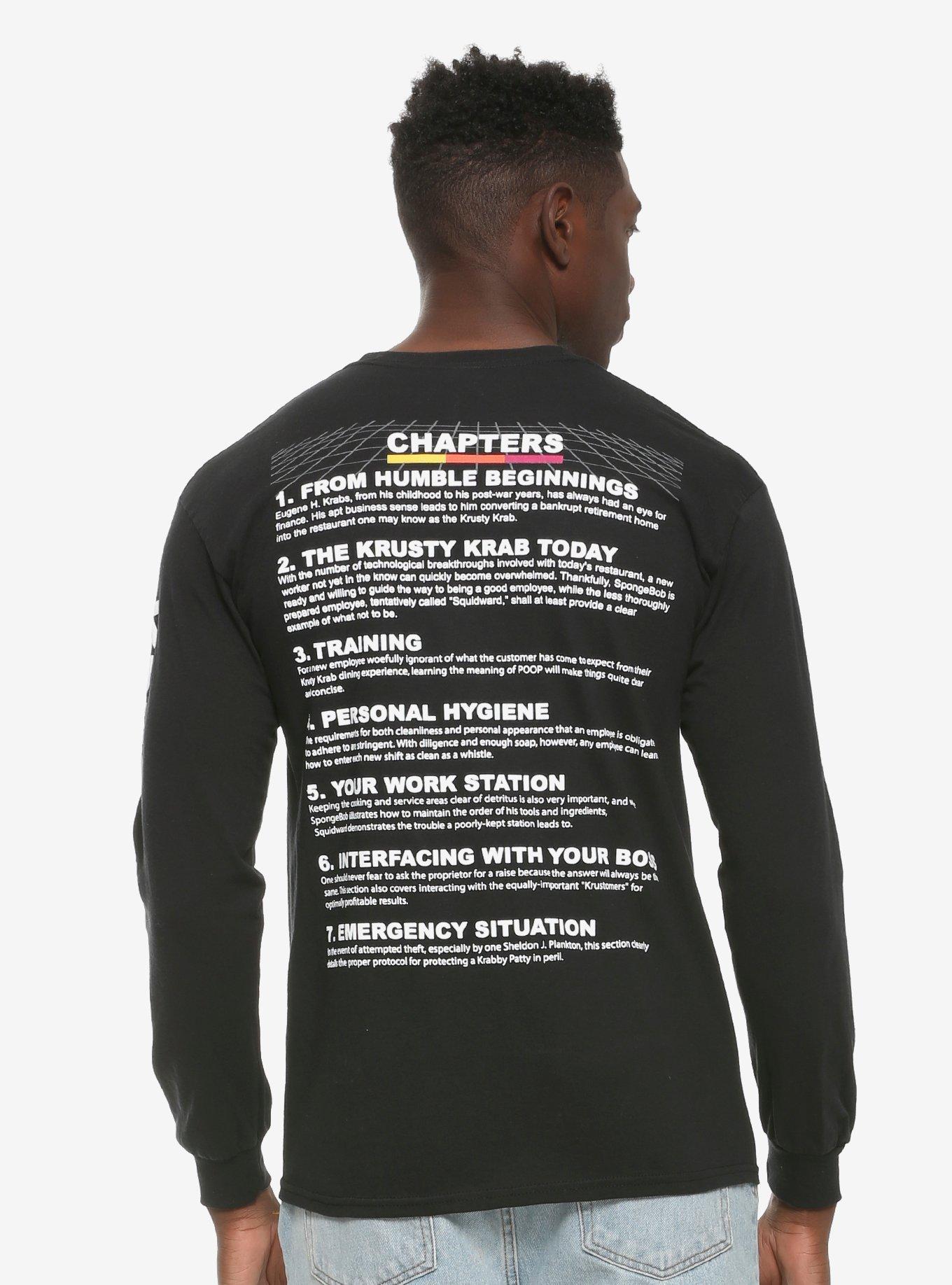 SpongeBob SquarePants Krusty Krab Training Video Long Sleeve T-Shirt - BoxLunch Exclusive, , alternate