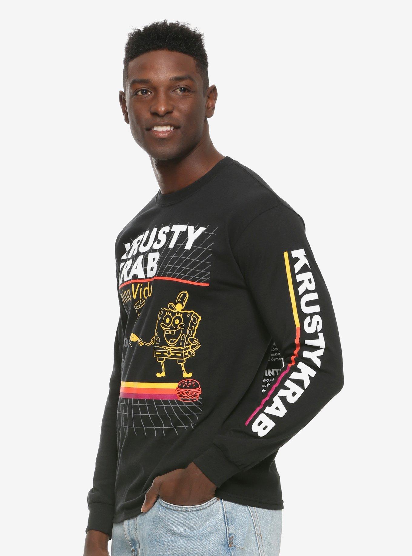 SpongeBob SquarePants Krusty Krab Training Video Long Sleeve T-Shirt - BoxLunch Exclusive, , alternate