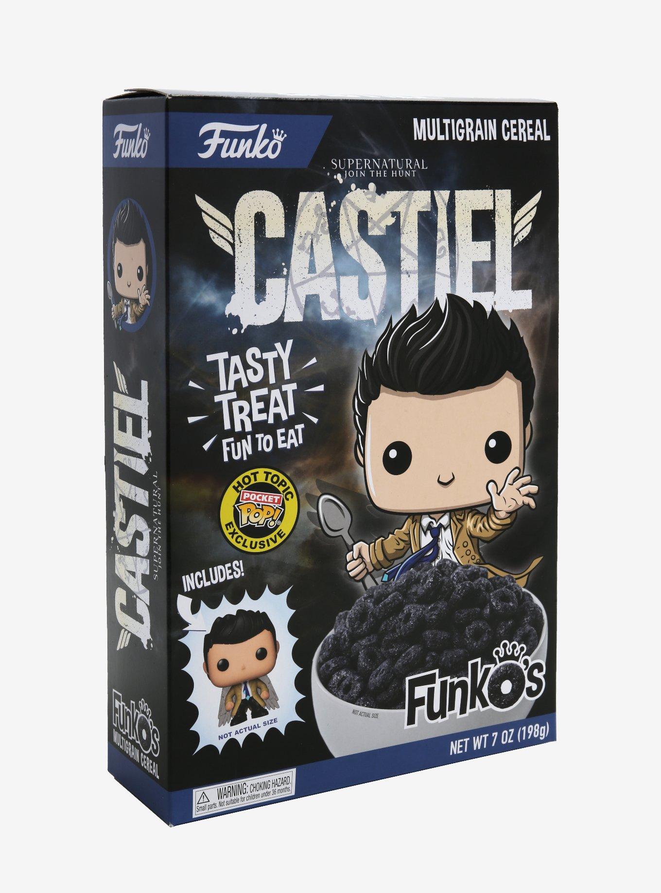 Funko Supernatural FunkO's Cereal With Pocket Pop! Castiel Cereal Hot Topic Exclusive, , alternate