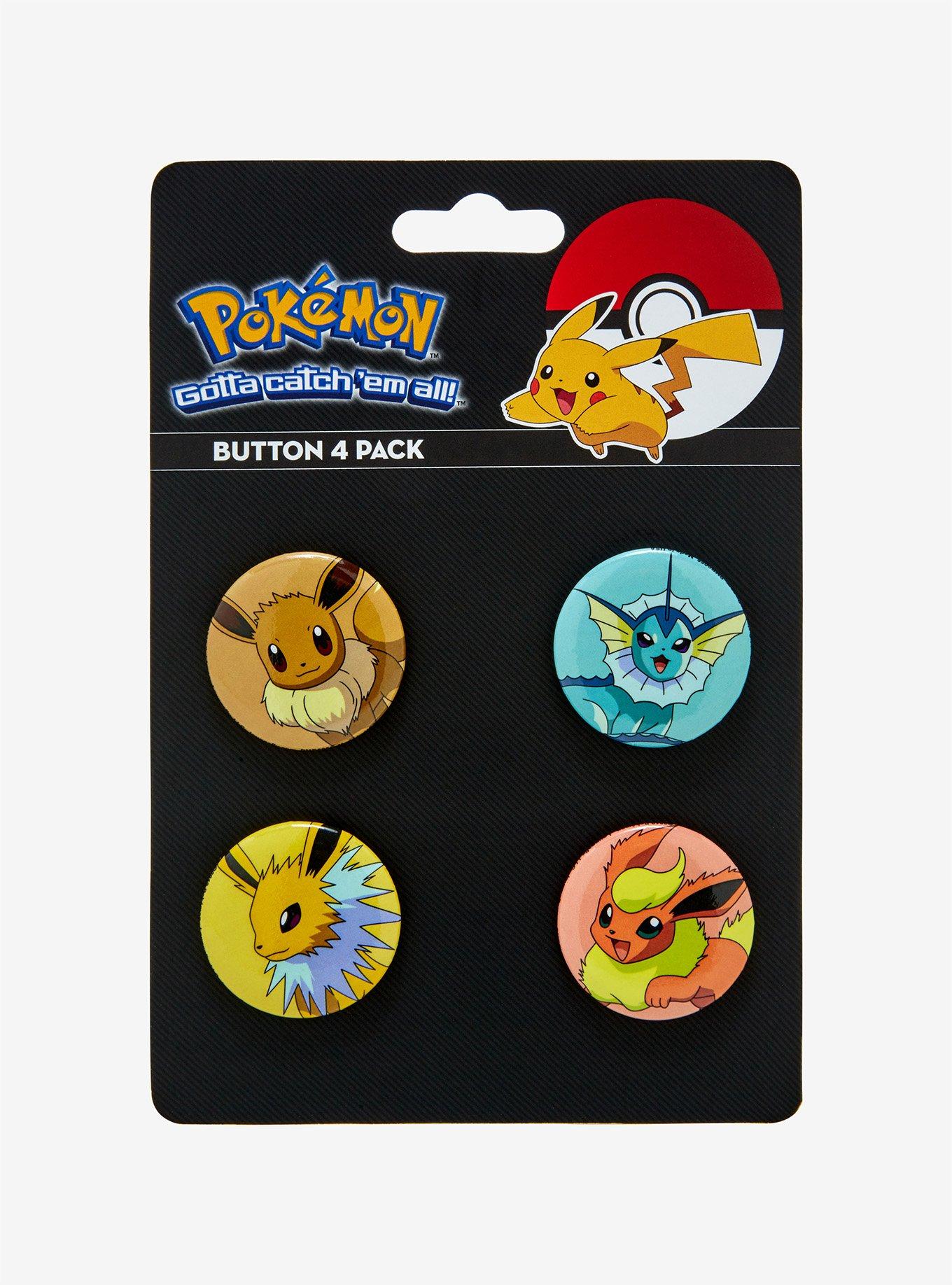 Loungefly Pokemon Eevee Button Set, , alternate