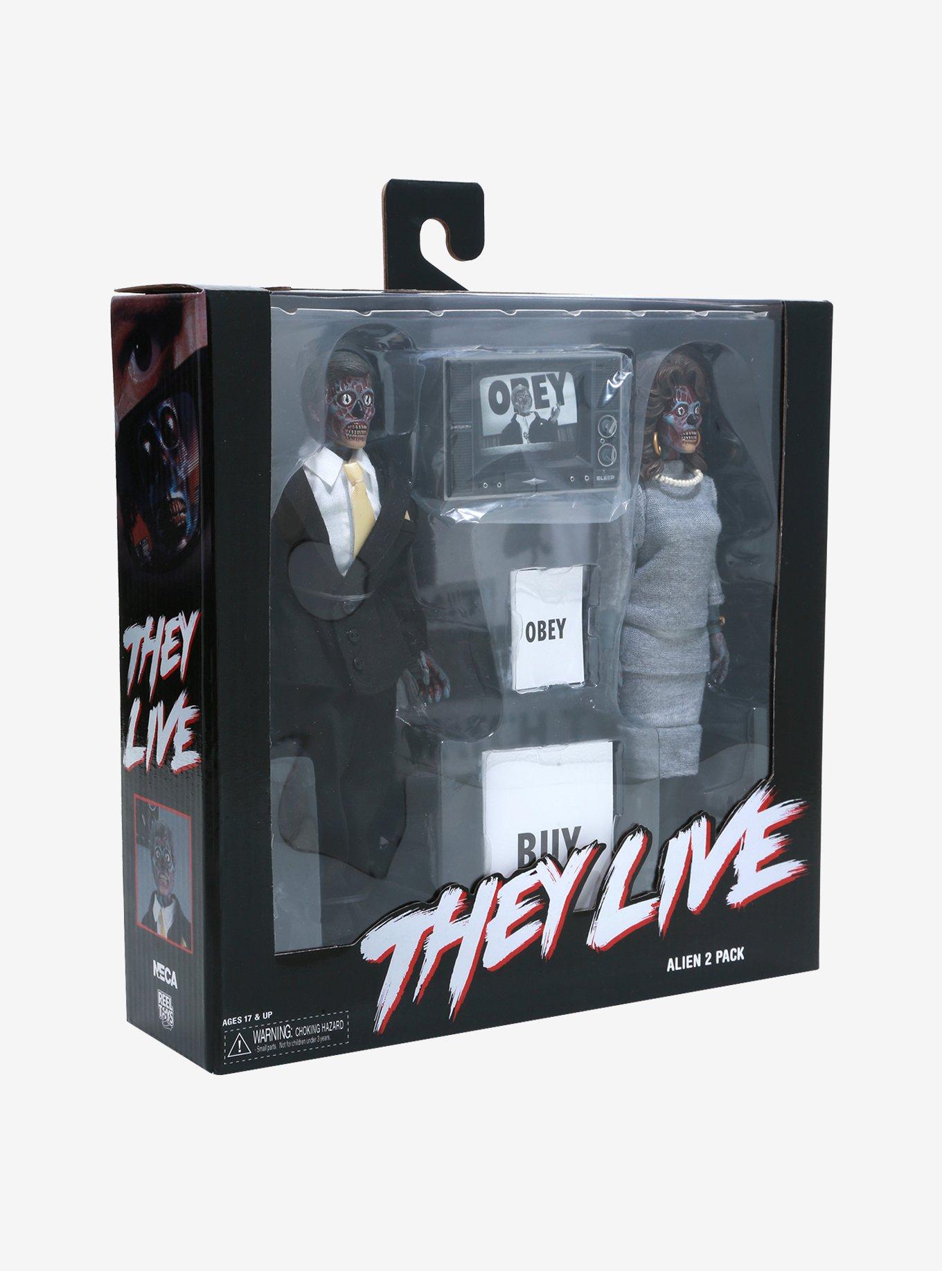 NECA They Live Alien Collectible Figure Set, , alternate