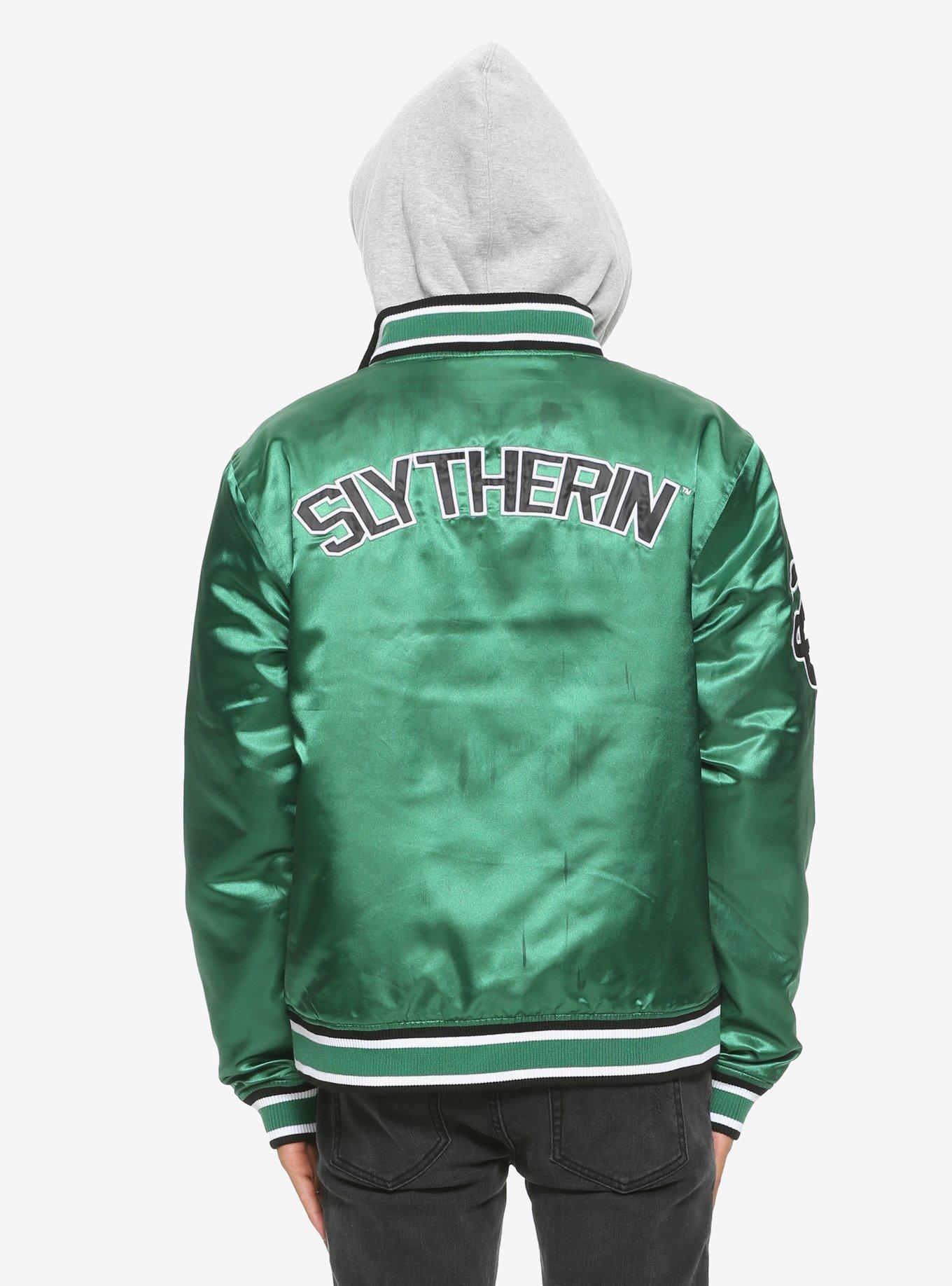 Harry Potter Slytherin Coaches Jacket, FOREST GREEN, alternate