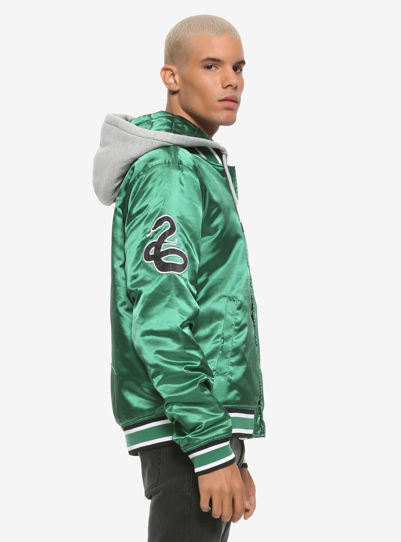 Harry Potter Slytherin Coaches Jacket, FOREST GREEN, alternate