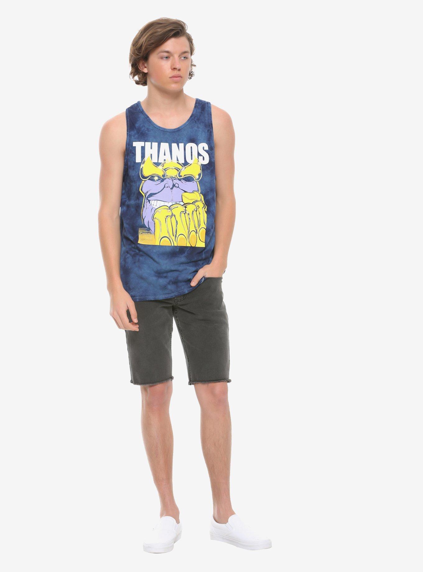 Marvel Avengers Thanos Tie-Dye Tank Top, MULTI, alternate