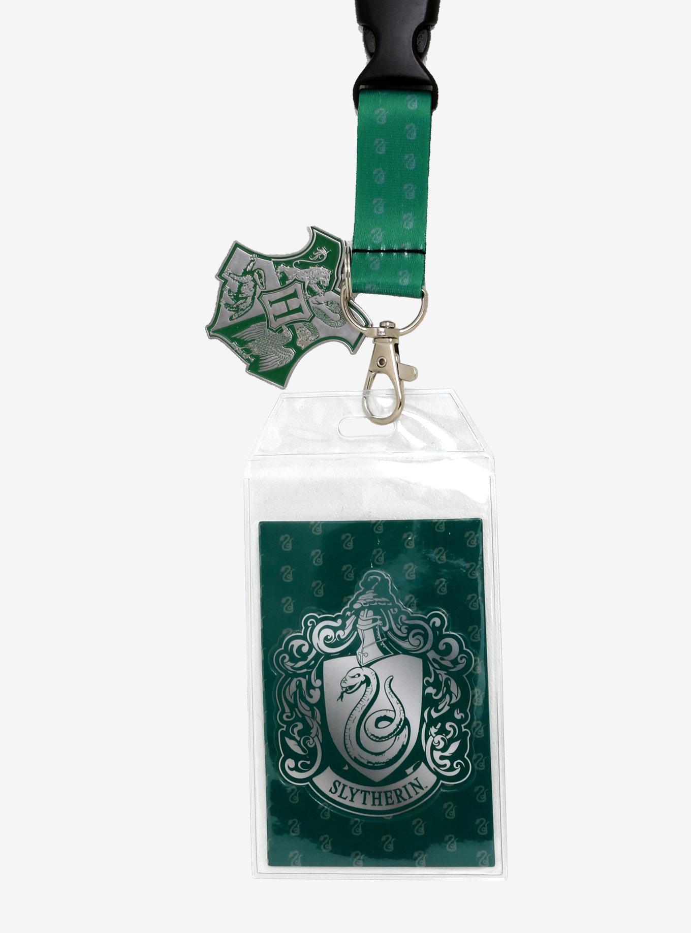 Harry Potter Hogwarts Slytherin Lanyard - BoxLunch Exclusive, , alternate