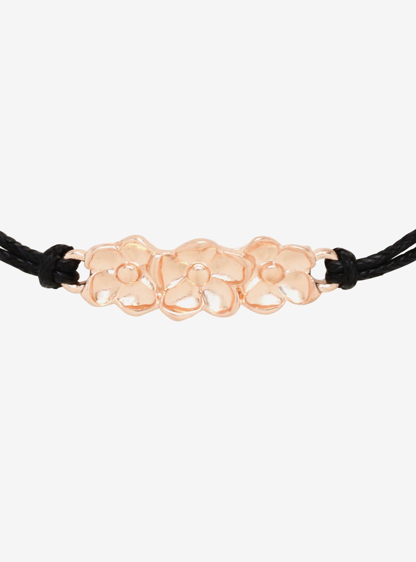 Sakura Cherry Blossom Cord Bracelet, , alternate