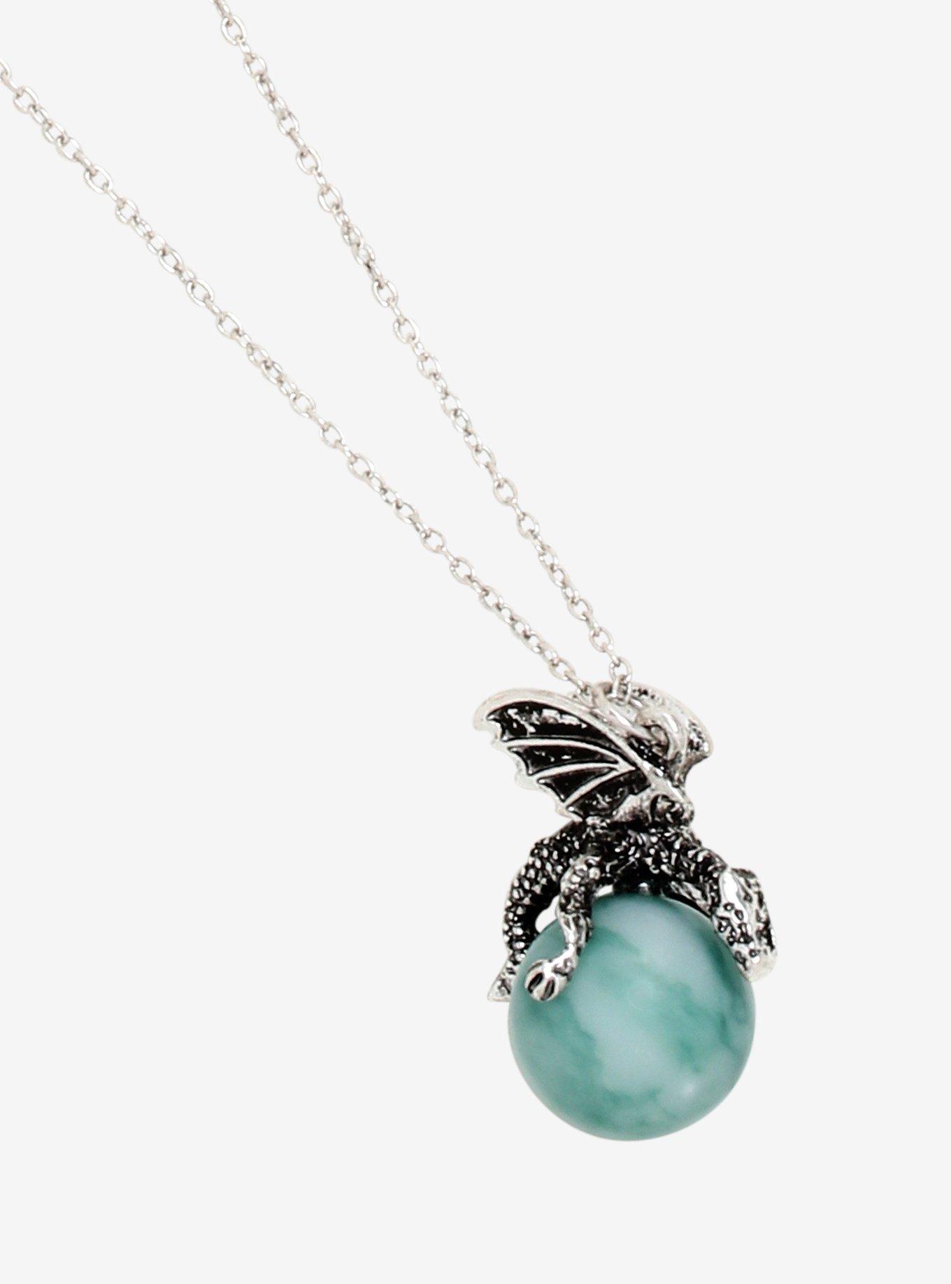 Dragon Crystal Necklace, , alternate