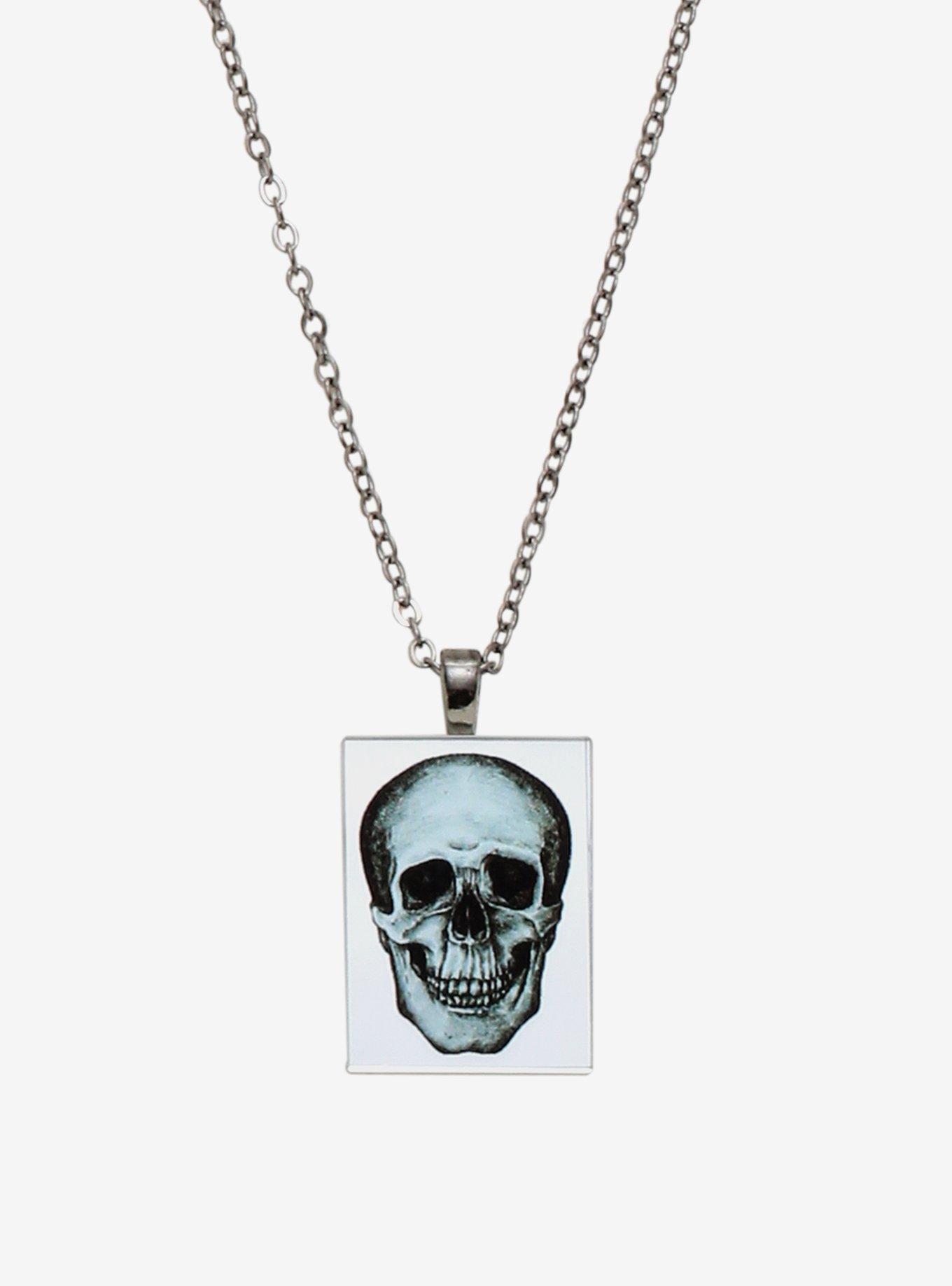 Mirrored Skull Tattoo Choker Set, , alternate
