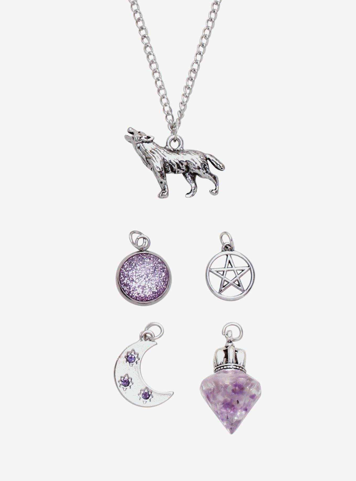 Mystical Wolf Interchangeable Choker Set, , alternate