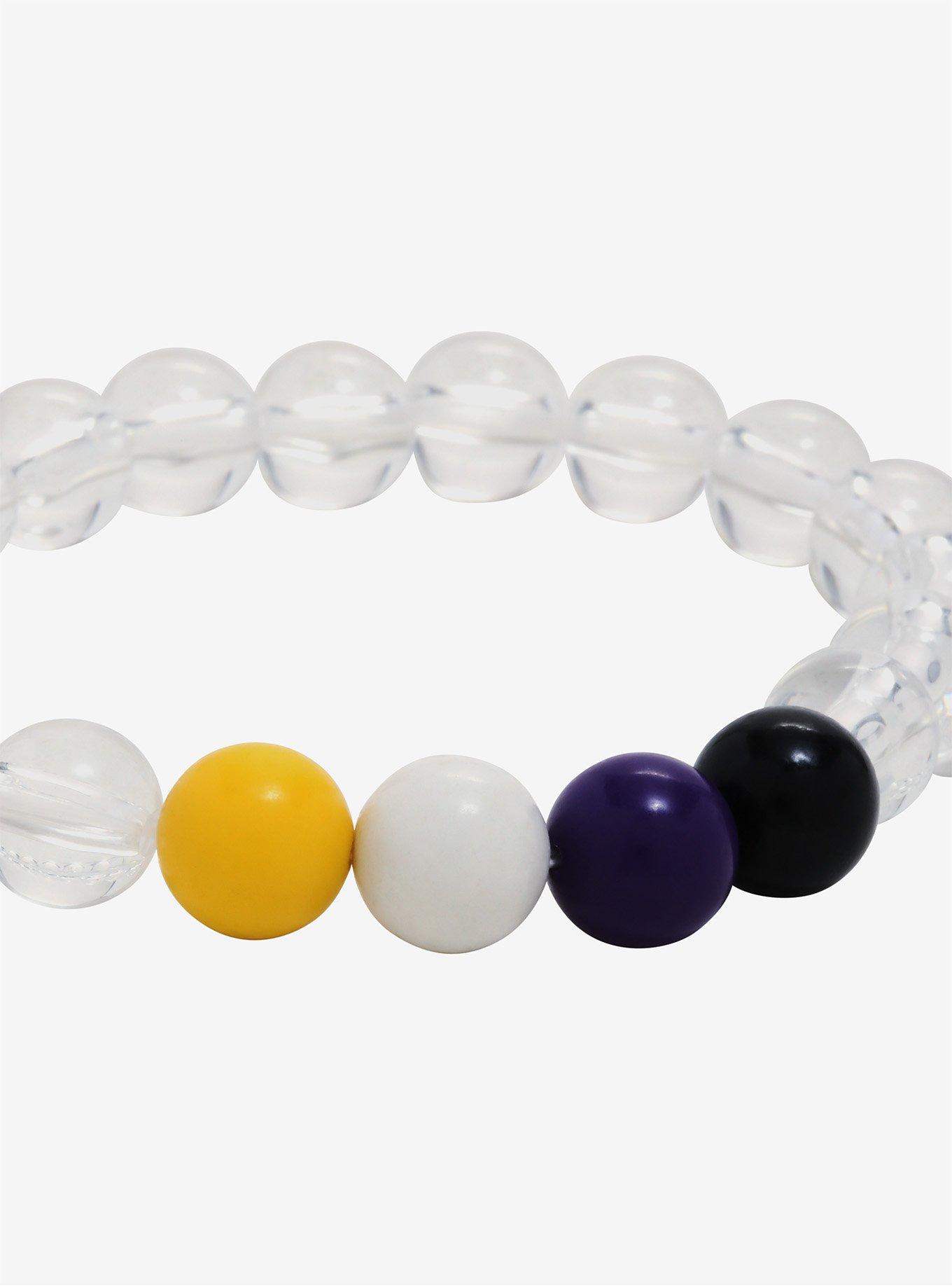 Non Binary Pride Bead Bracelet, , alternate