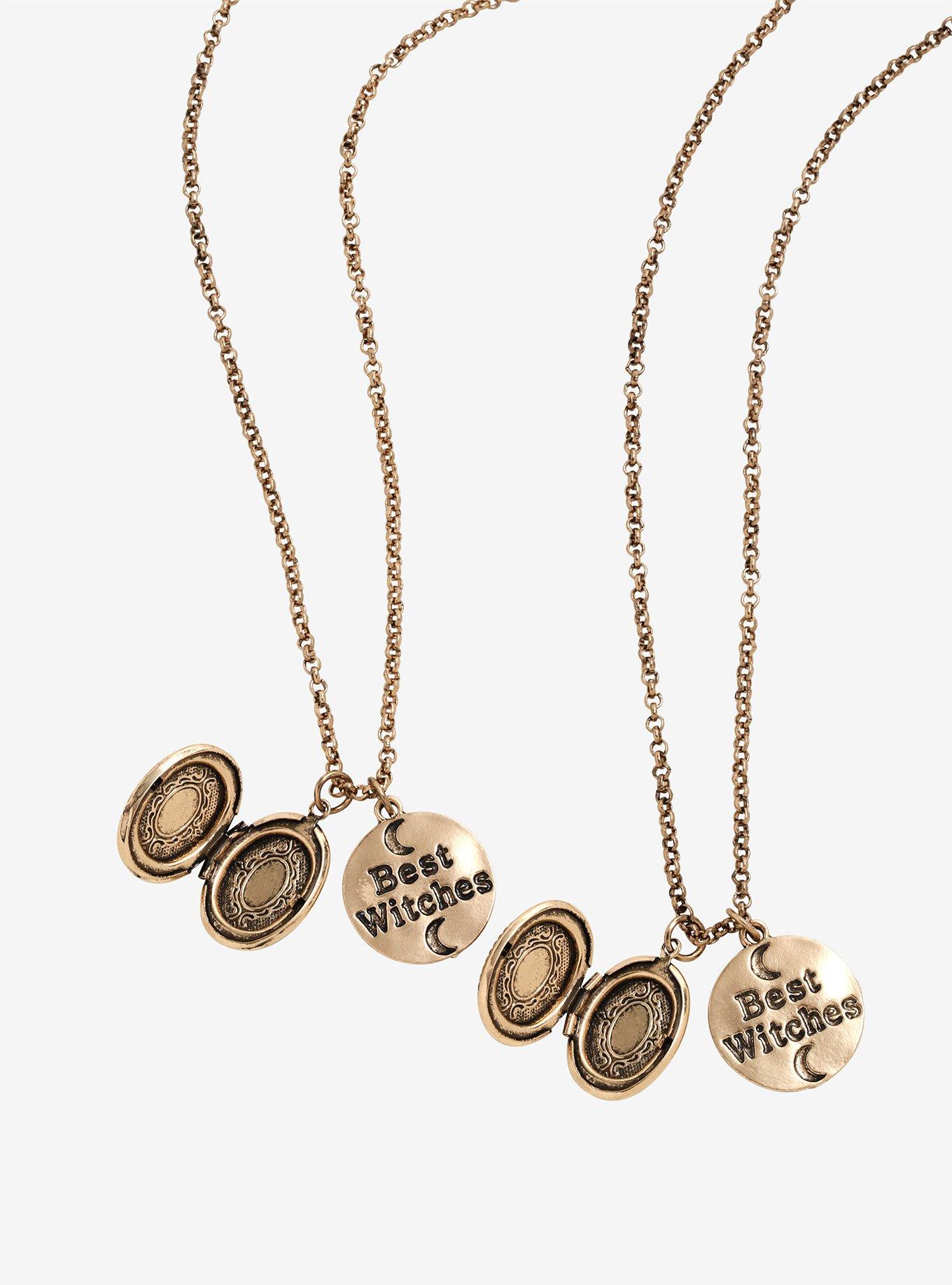 Best Witches Best Friend Locket Necklace Set, , alternate