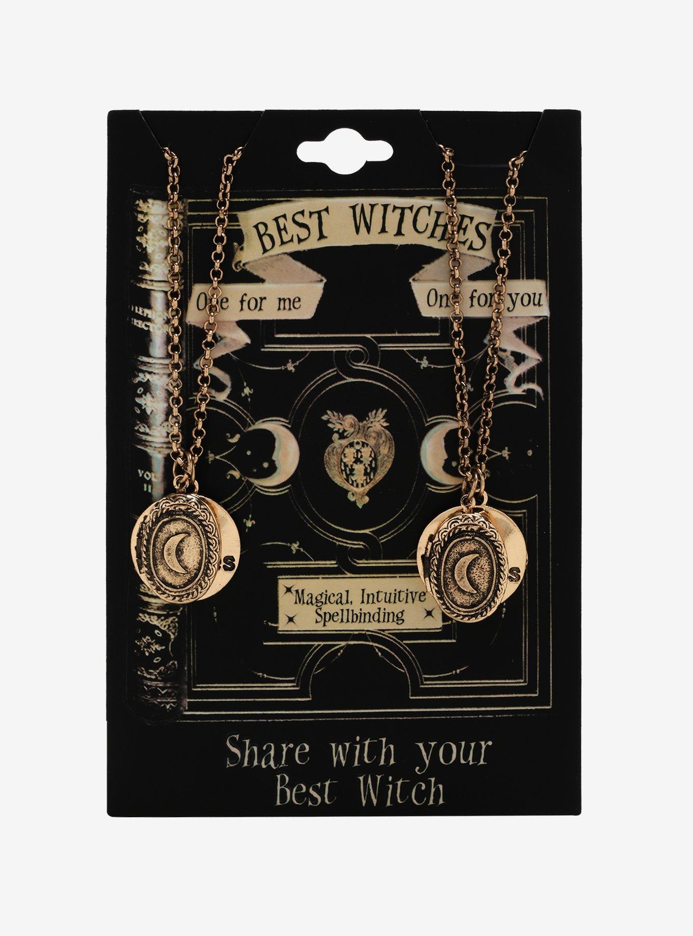 Best Witches Best Friend Locket Necklace Set, , alternate