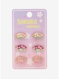 Sakura Blossom Fan Stud Earring Set, , alternate